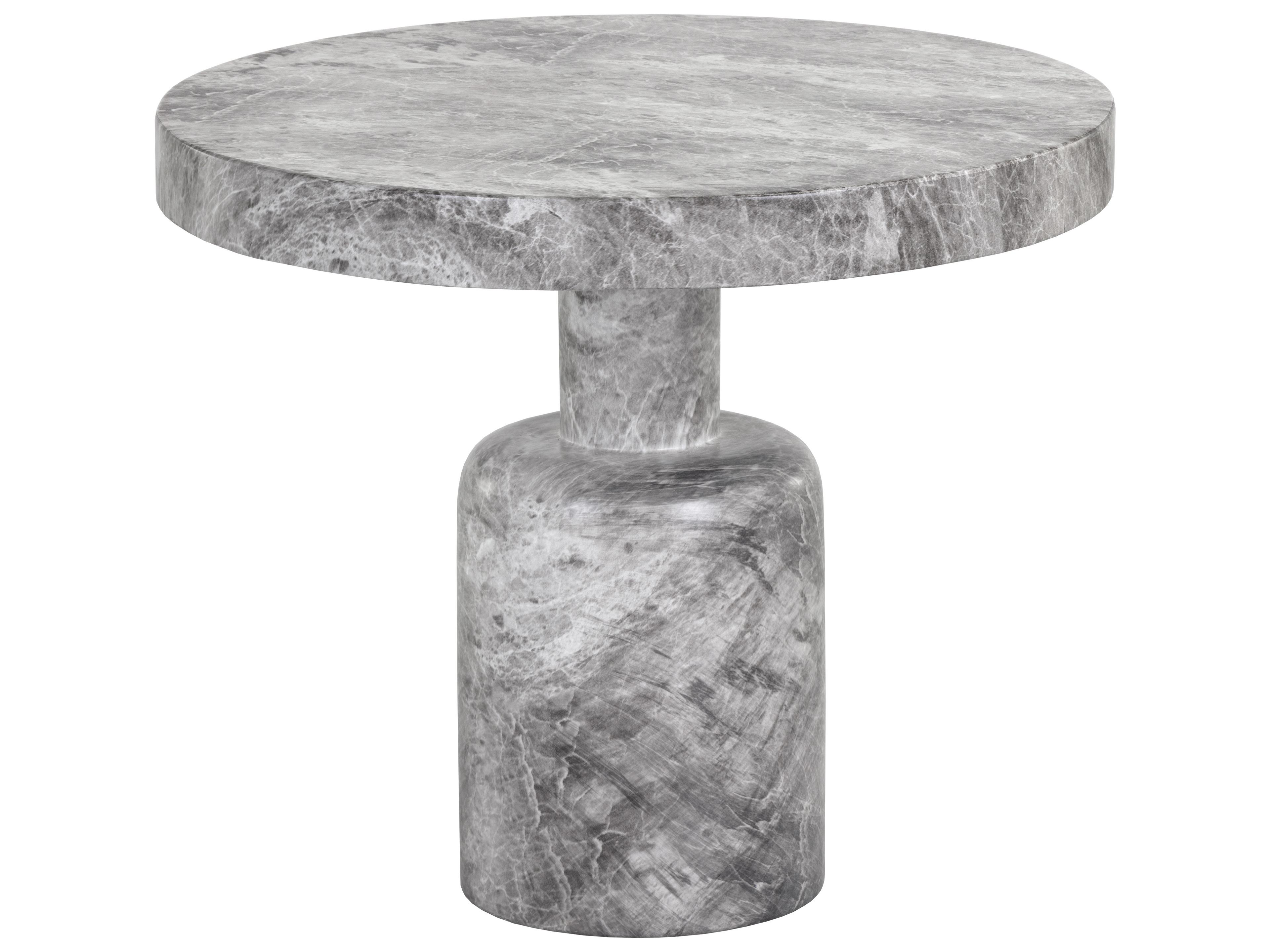 MIXT Elmira Concrete Grey Round Side Table