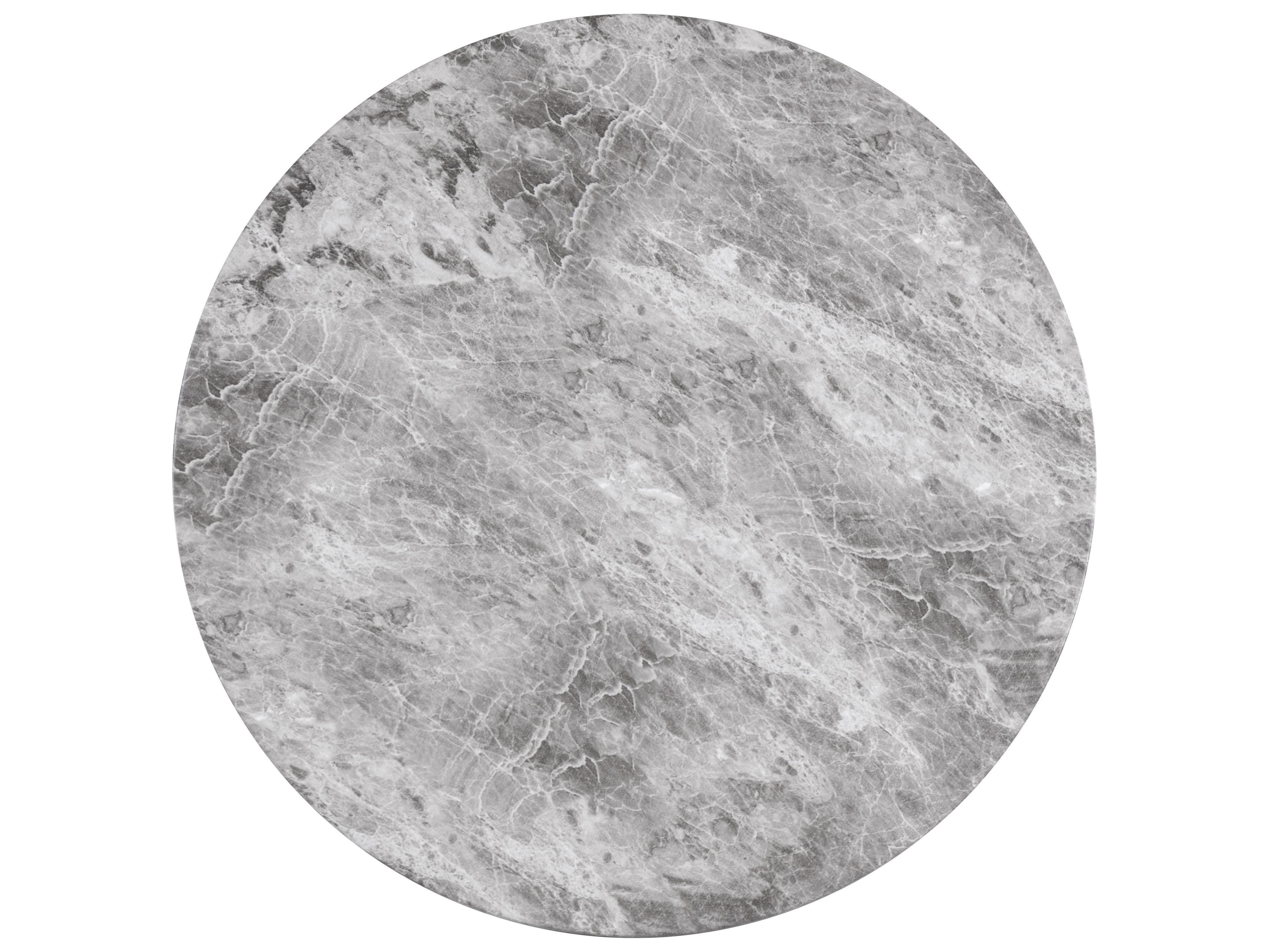 Sunpan Outdoor MIXT Elmira Concrete Grey Round Side Table