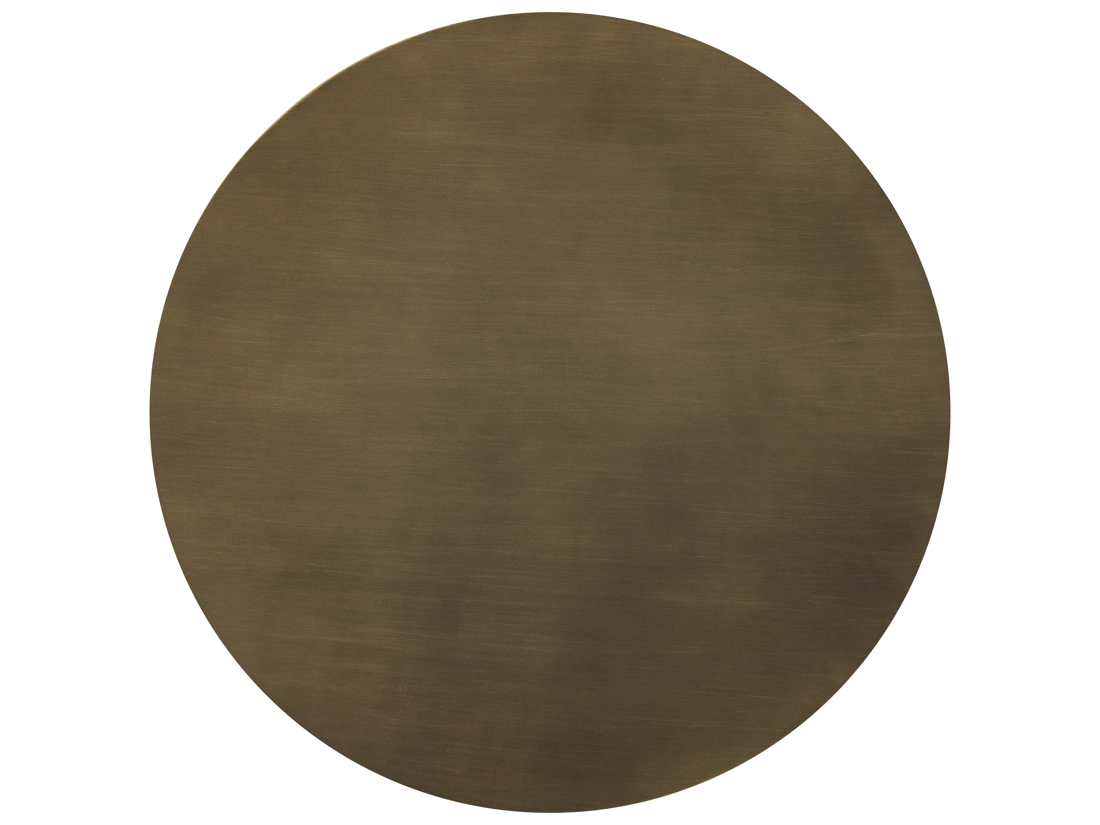 Sunpan Outdoor Solterra Diaz Concrete Brown Round End Table