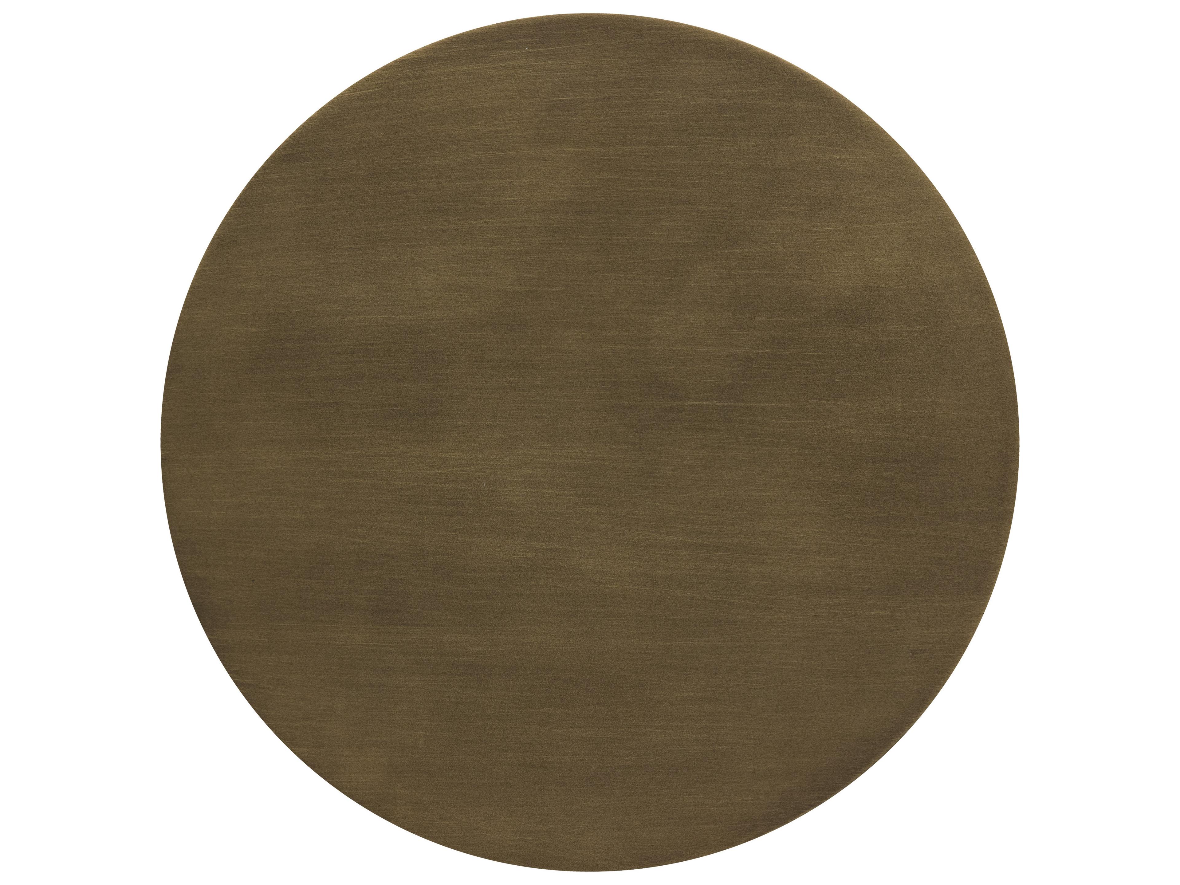 Sunpan Outdoor Solterra Diaz Concrete Brown Round End Table