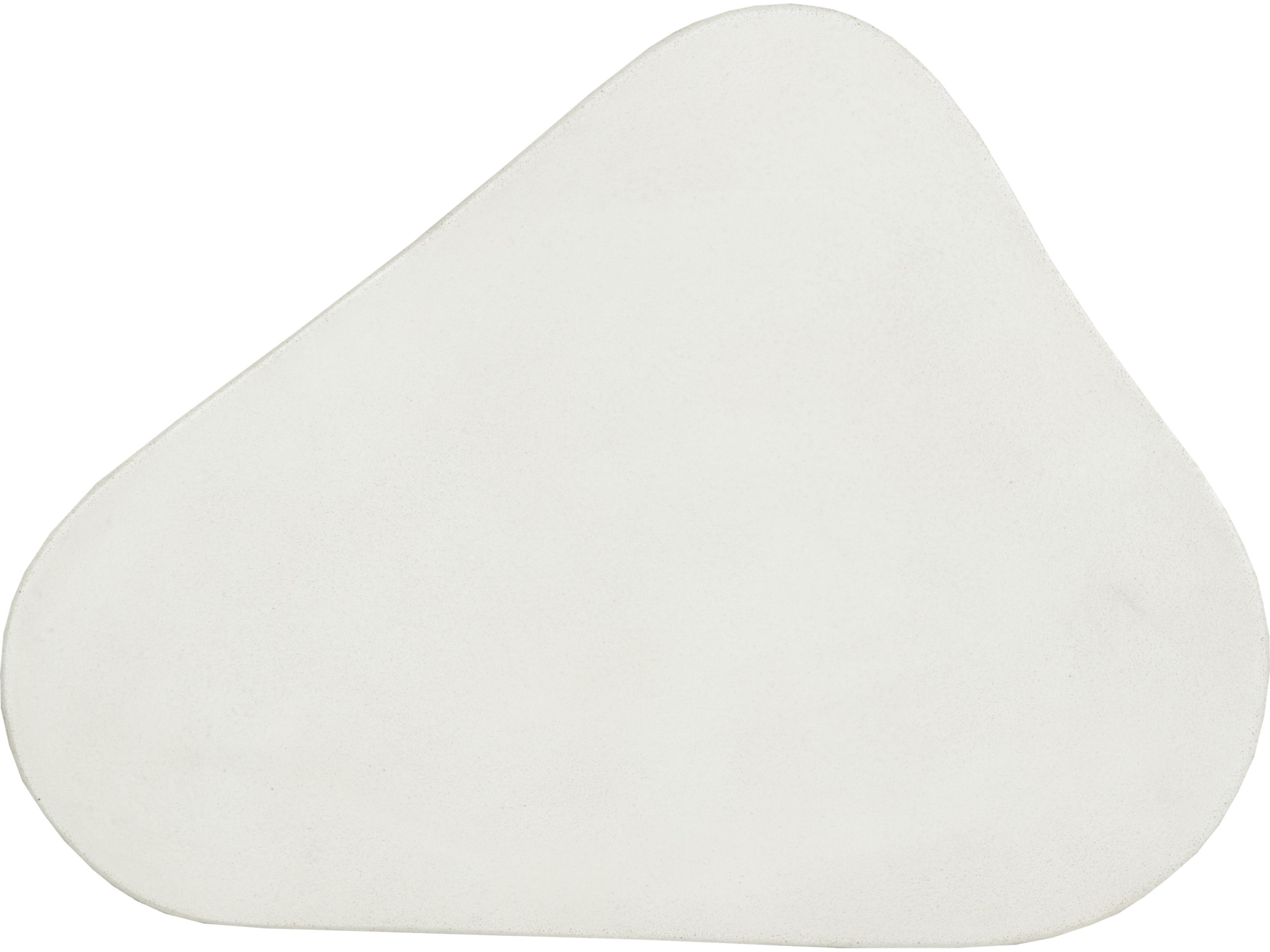 Sunpan Outdoor MIXT Dali Concrete White Small End Table