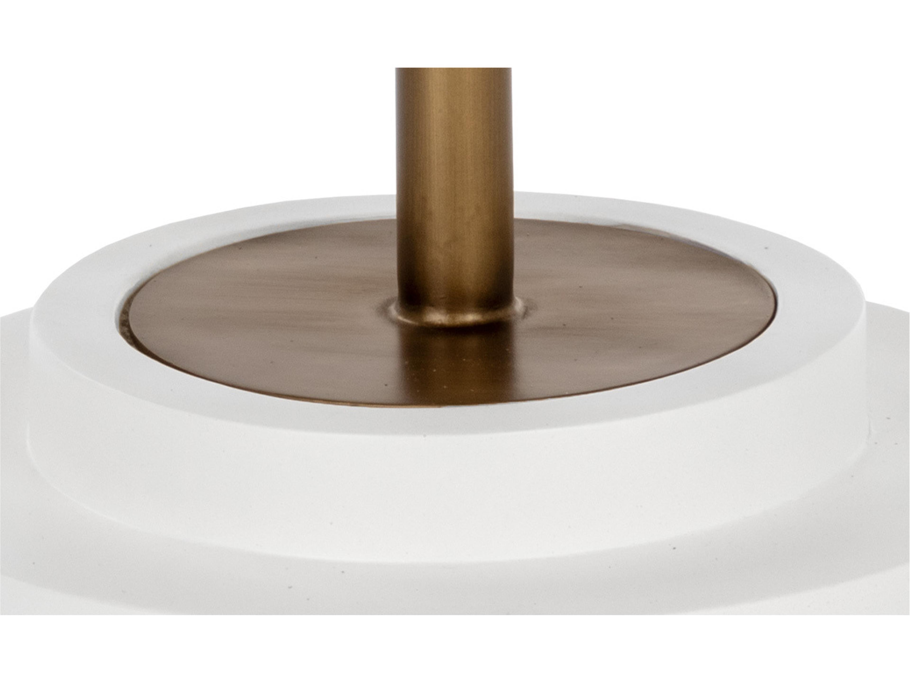 Sunpan Outdoor Solterra Marlowe Concrete White Round Bistro Table