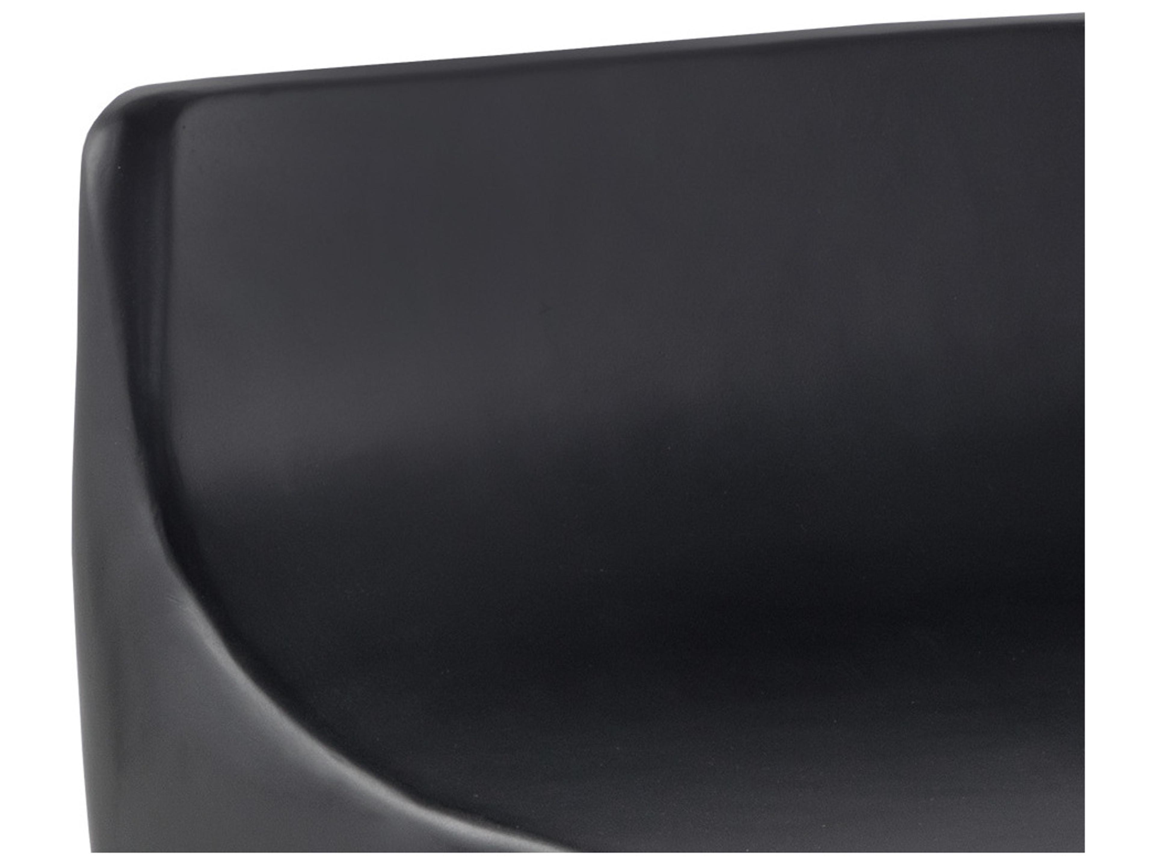 Sunpan Outdoor Ledger Concrete Black Stool