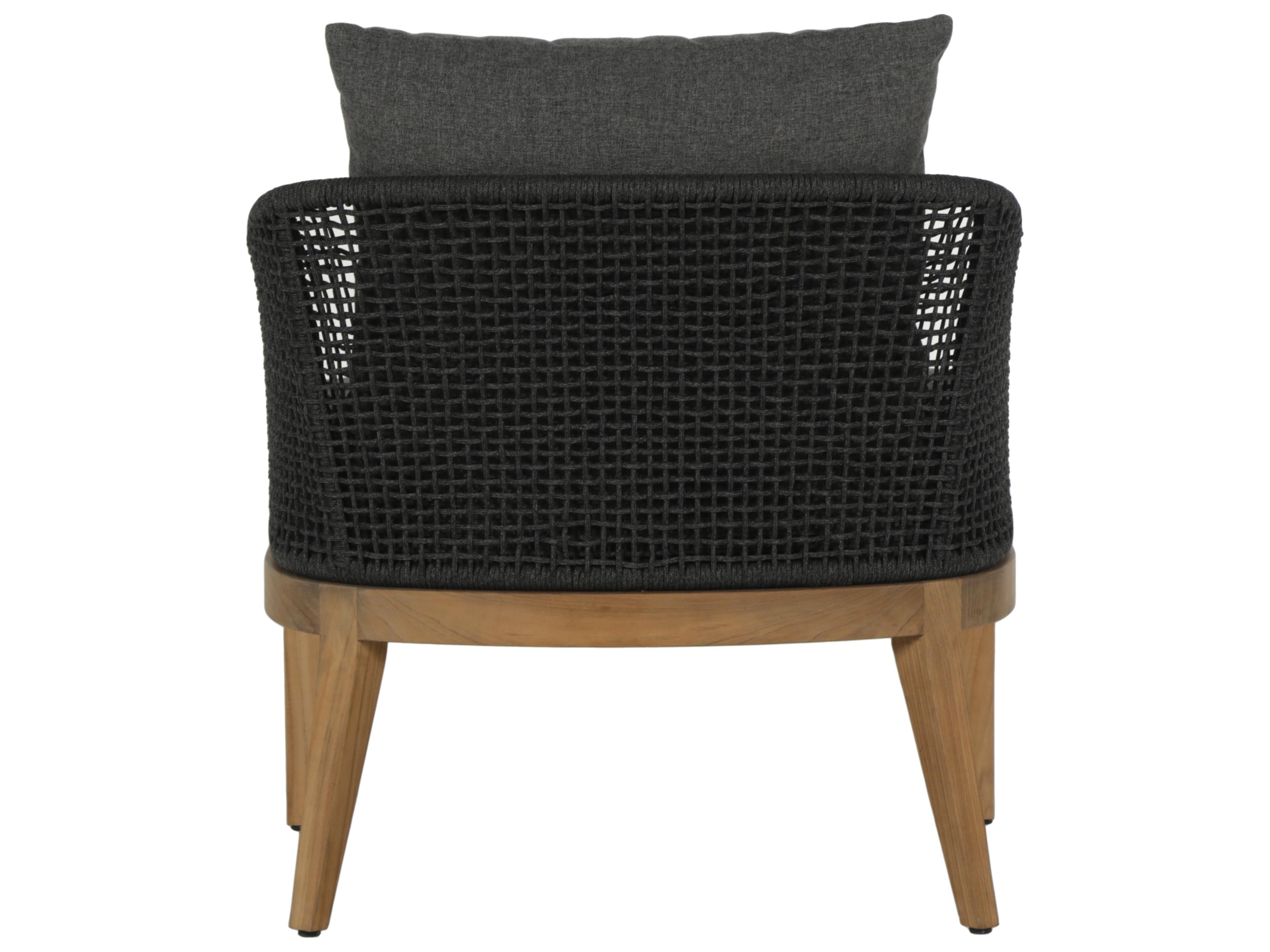 Sunpan Outdoor Capri Lounge Chair in Natural in Gracebay Grey