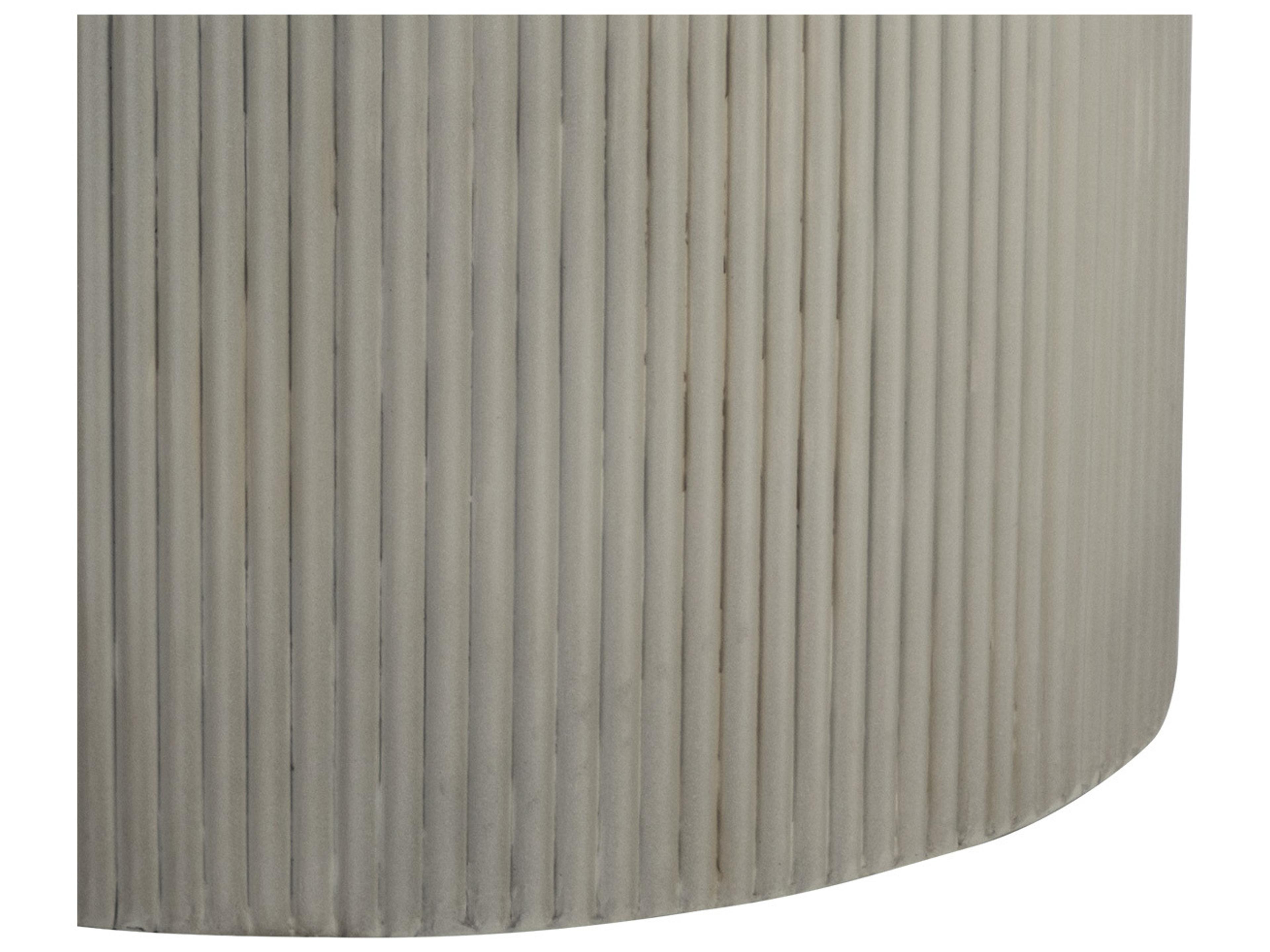 Sunpan Outdoor Nicolette Dining Table in Light Grey in Marble Look in 40"