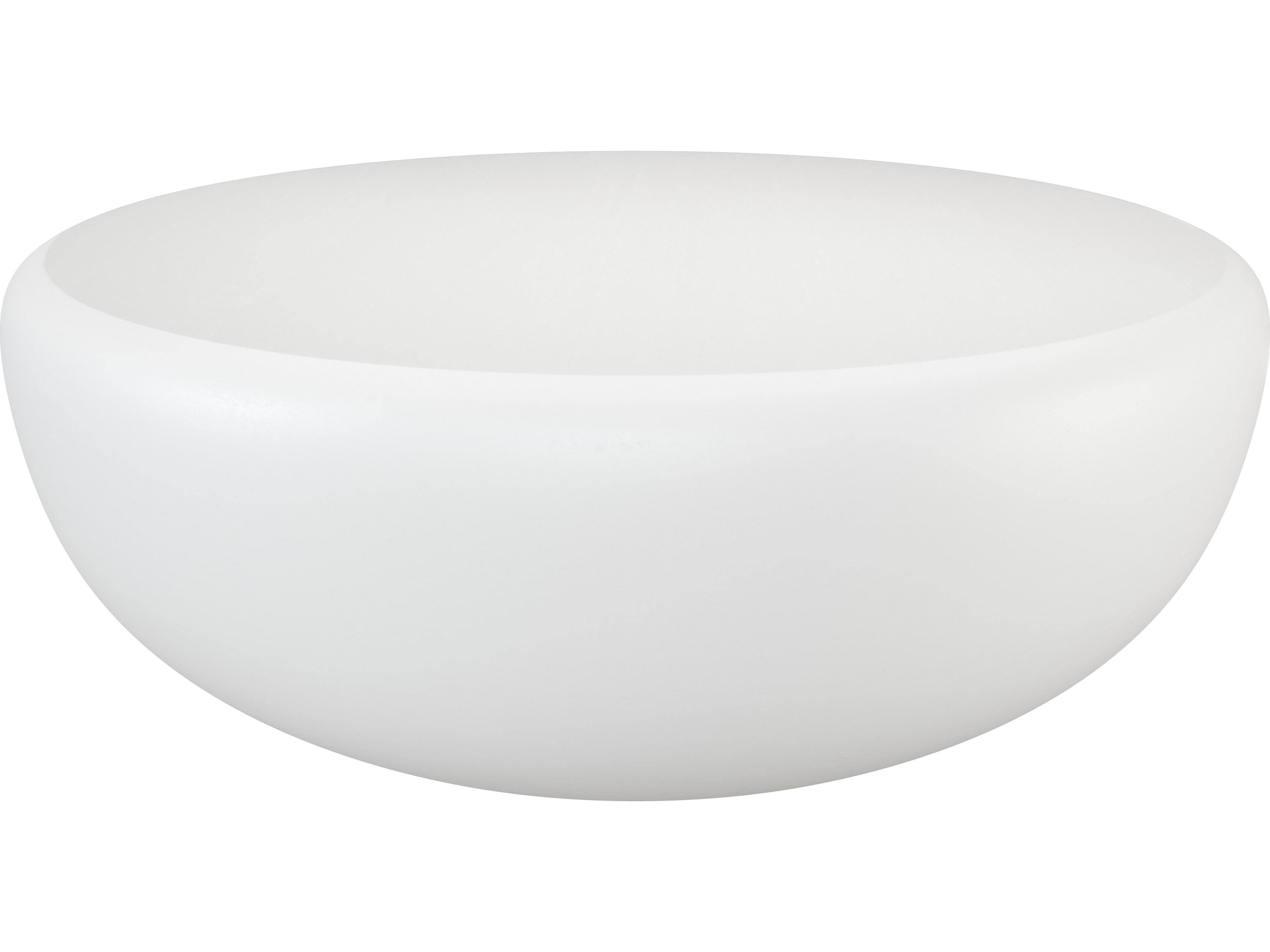 MIXT Iolite Concrete White Round Coffee Table