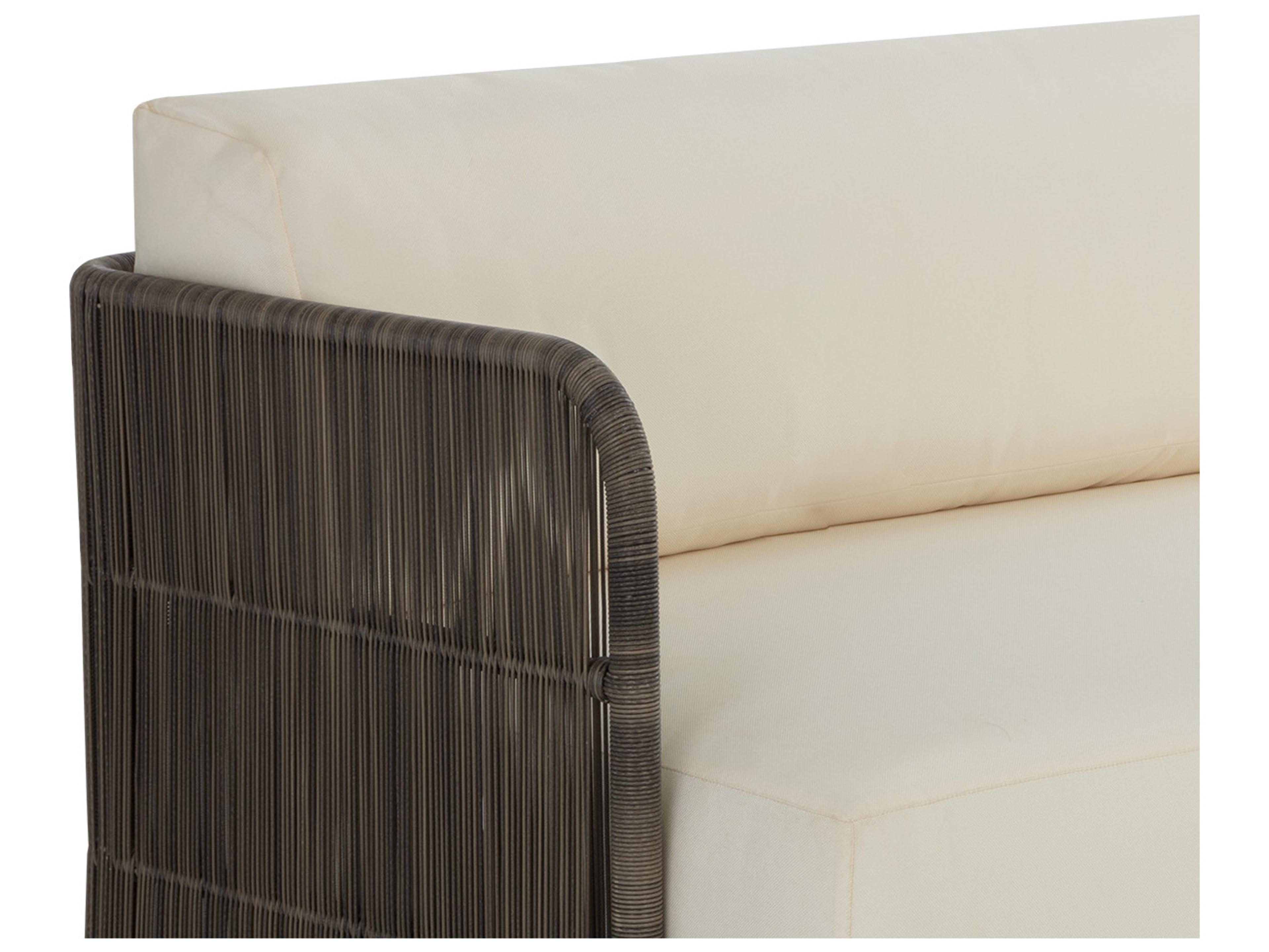Sunpan Outdoor Ravenna Sofa in Stinson Cream