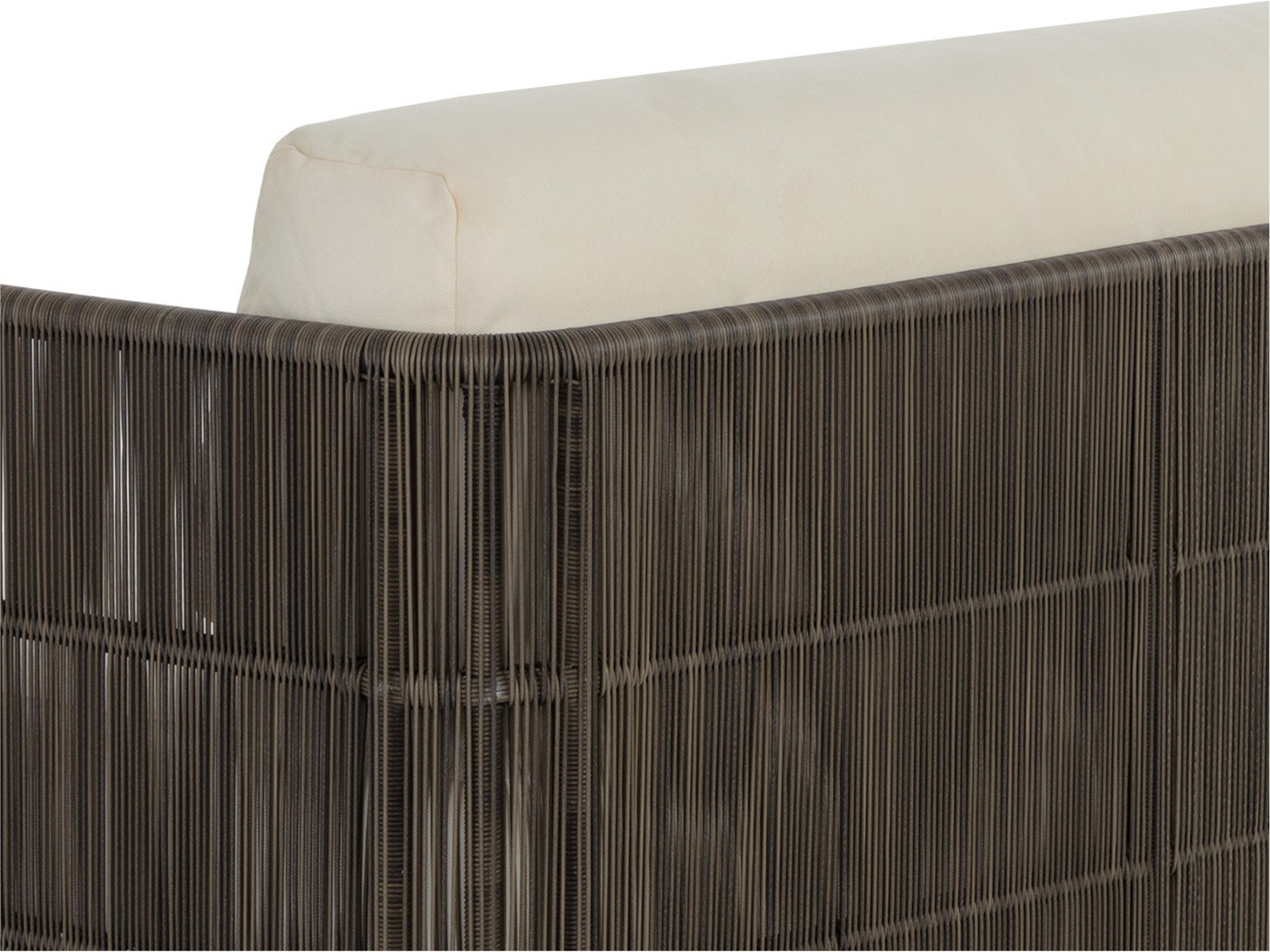 Sunpan Outdoor Ravenna Sofa in Stinson Cream