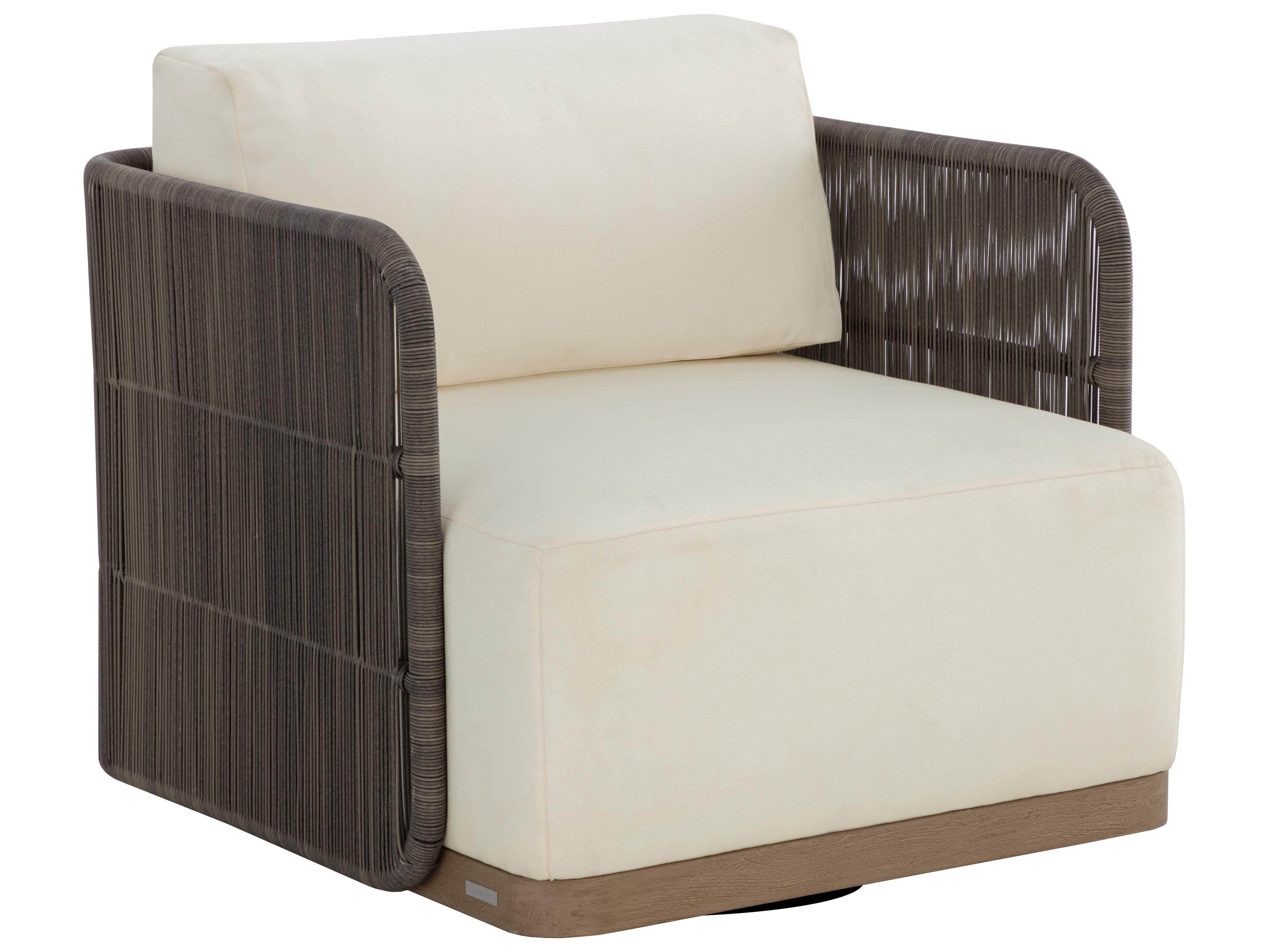 Ravenna Swivel Armchair in Stinson Cream