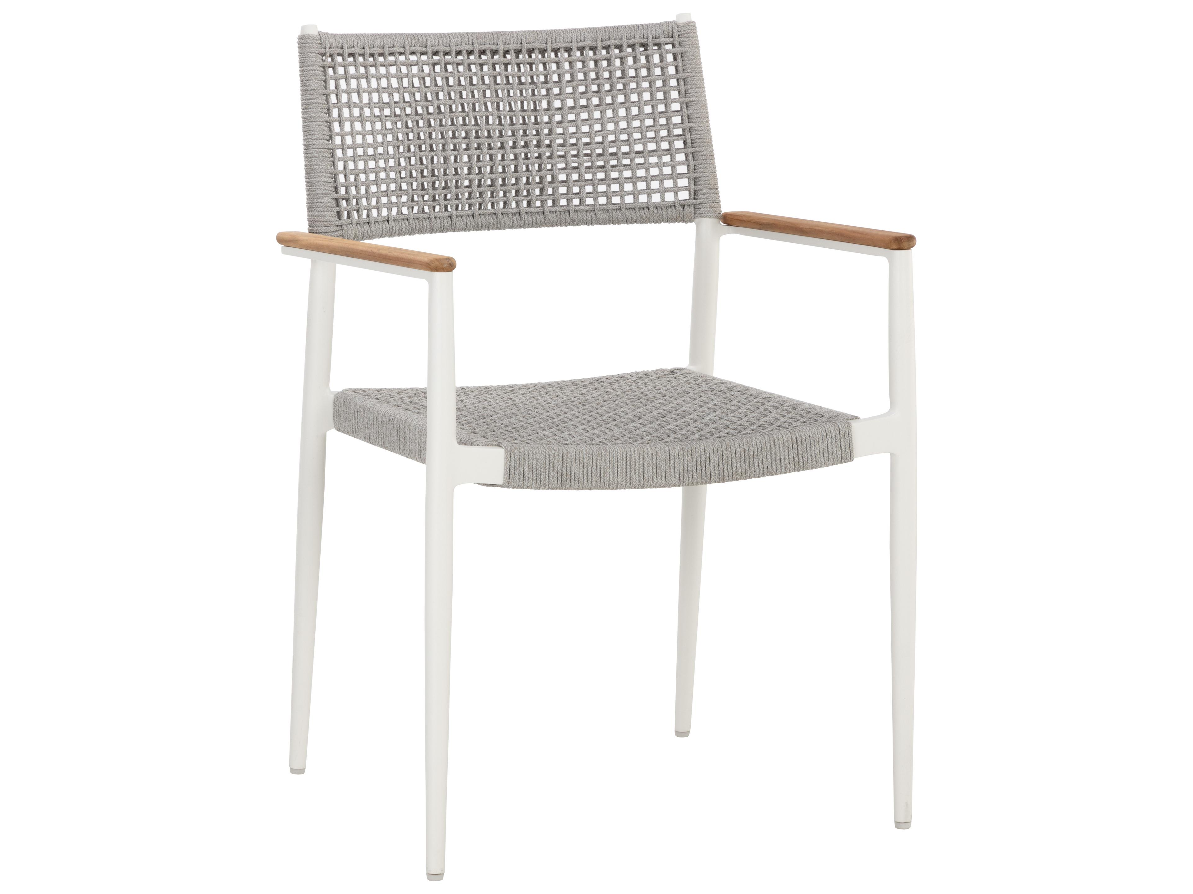 Nava Stackable Dining Armchair White