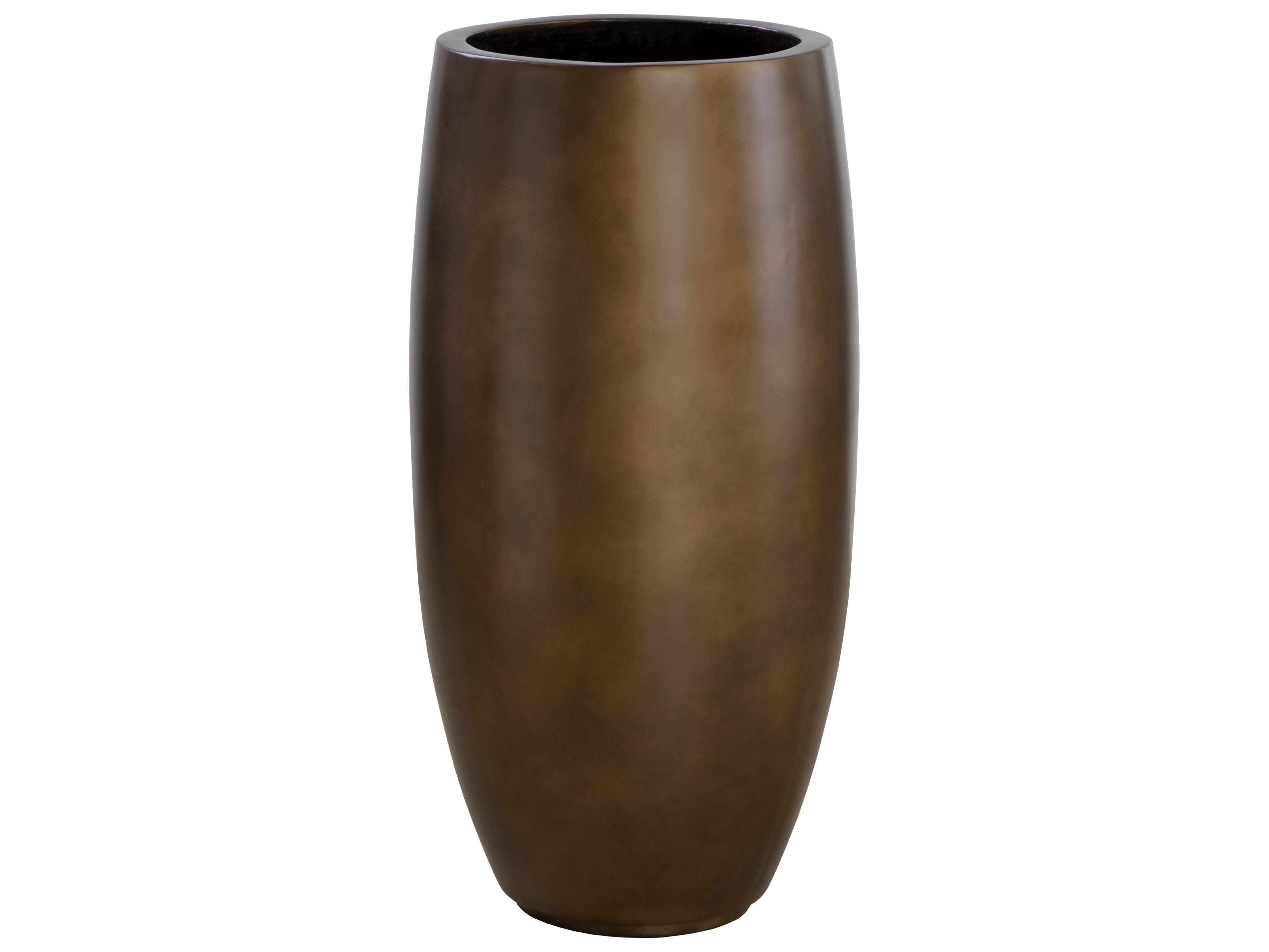 Aster Tall Planter Antique Bronze
