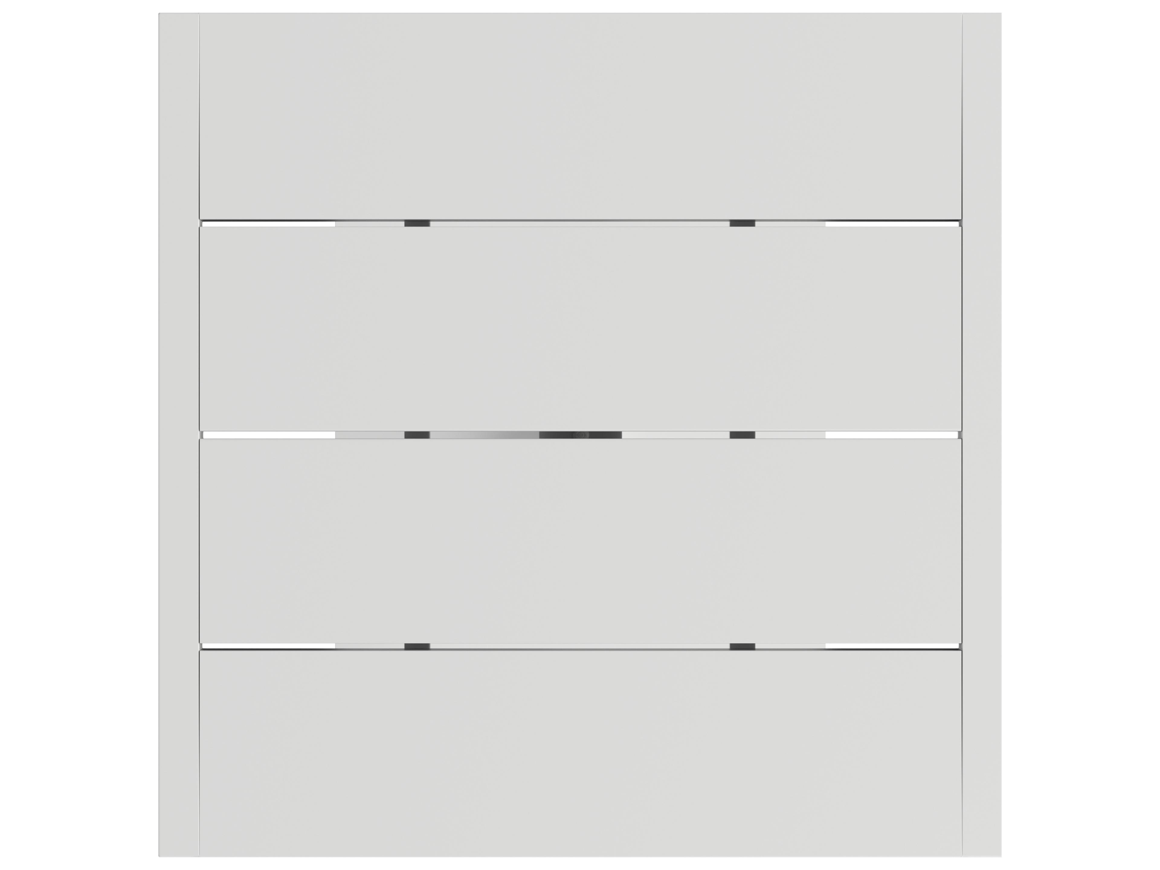 Sunpan Outdoor Merano Aluminum White Square Bar Table