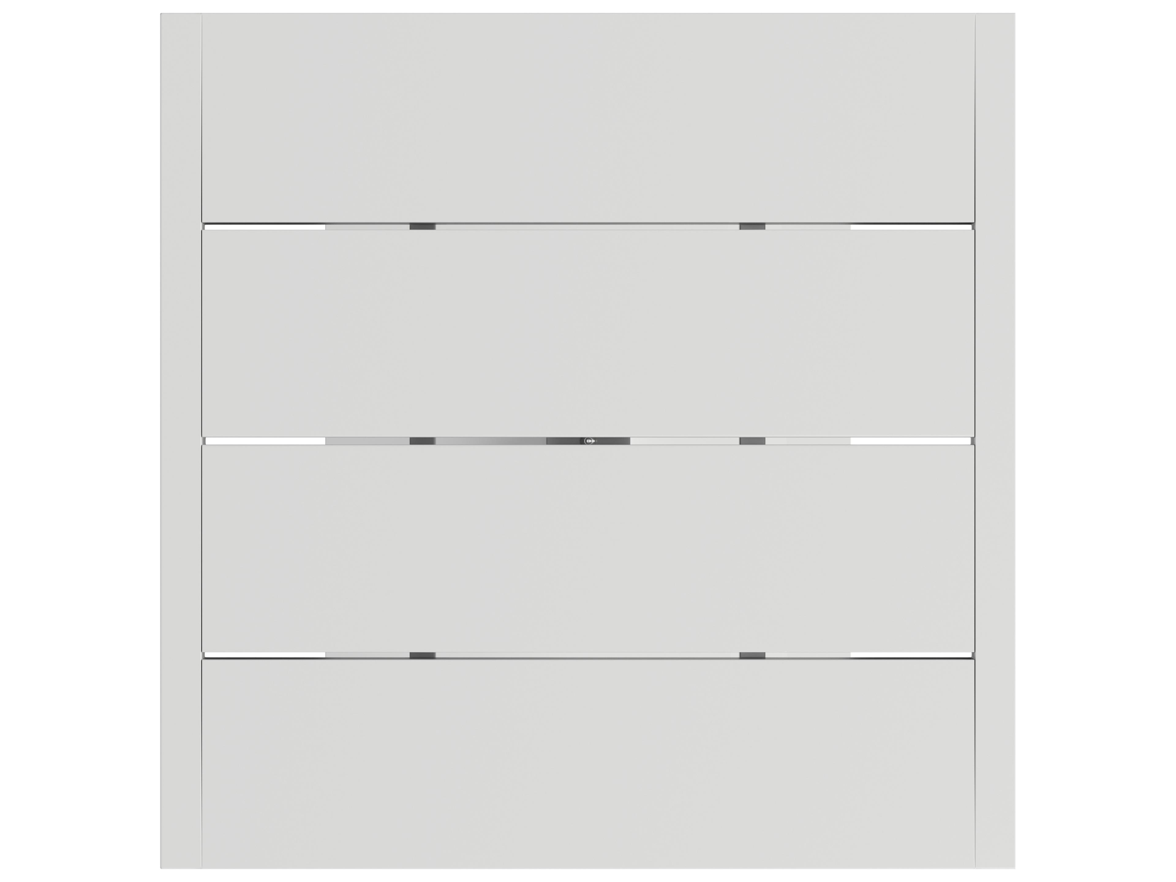 Sunpan Outdoor Merano Aluminum White Square Bistro Table