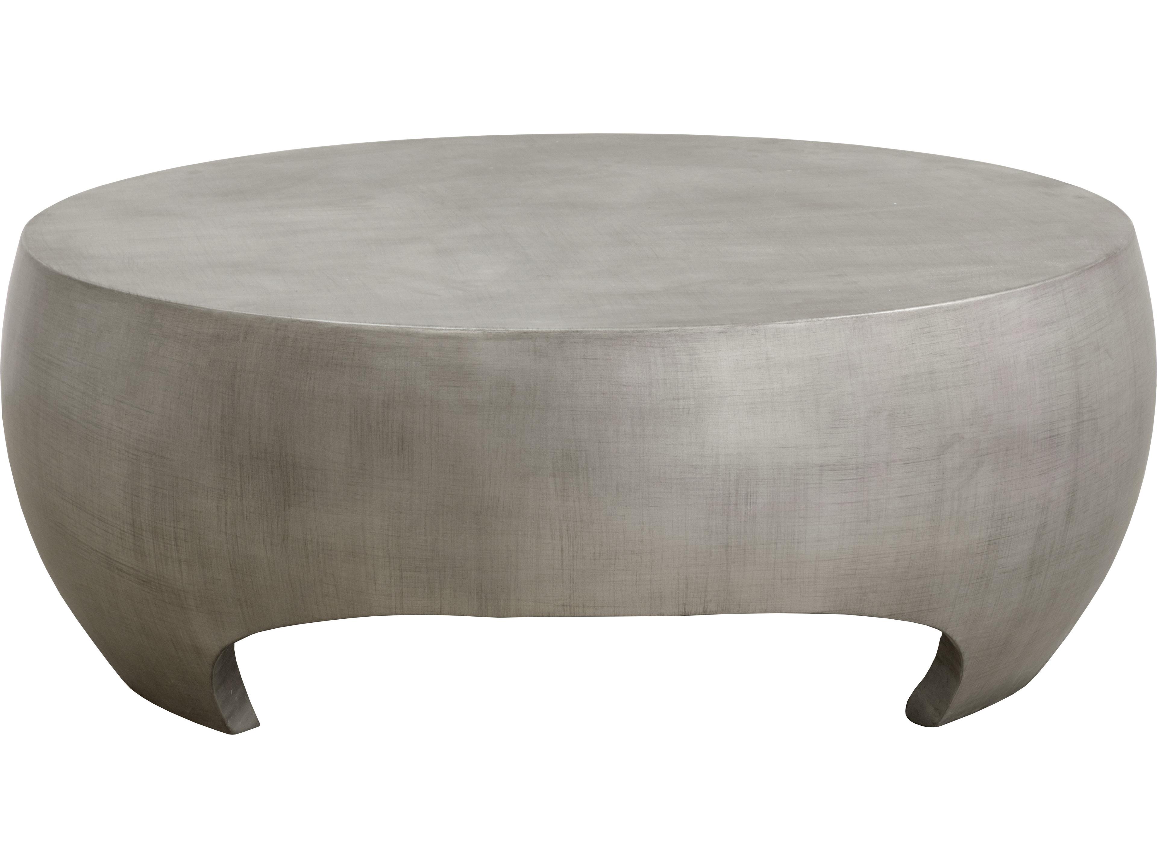 Tarsus Concrete Light Pewter Round Coffee Table