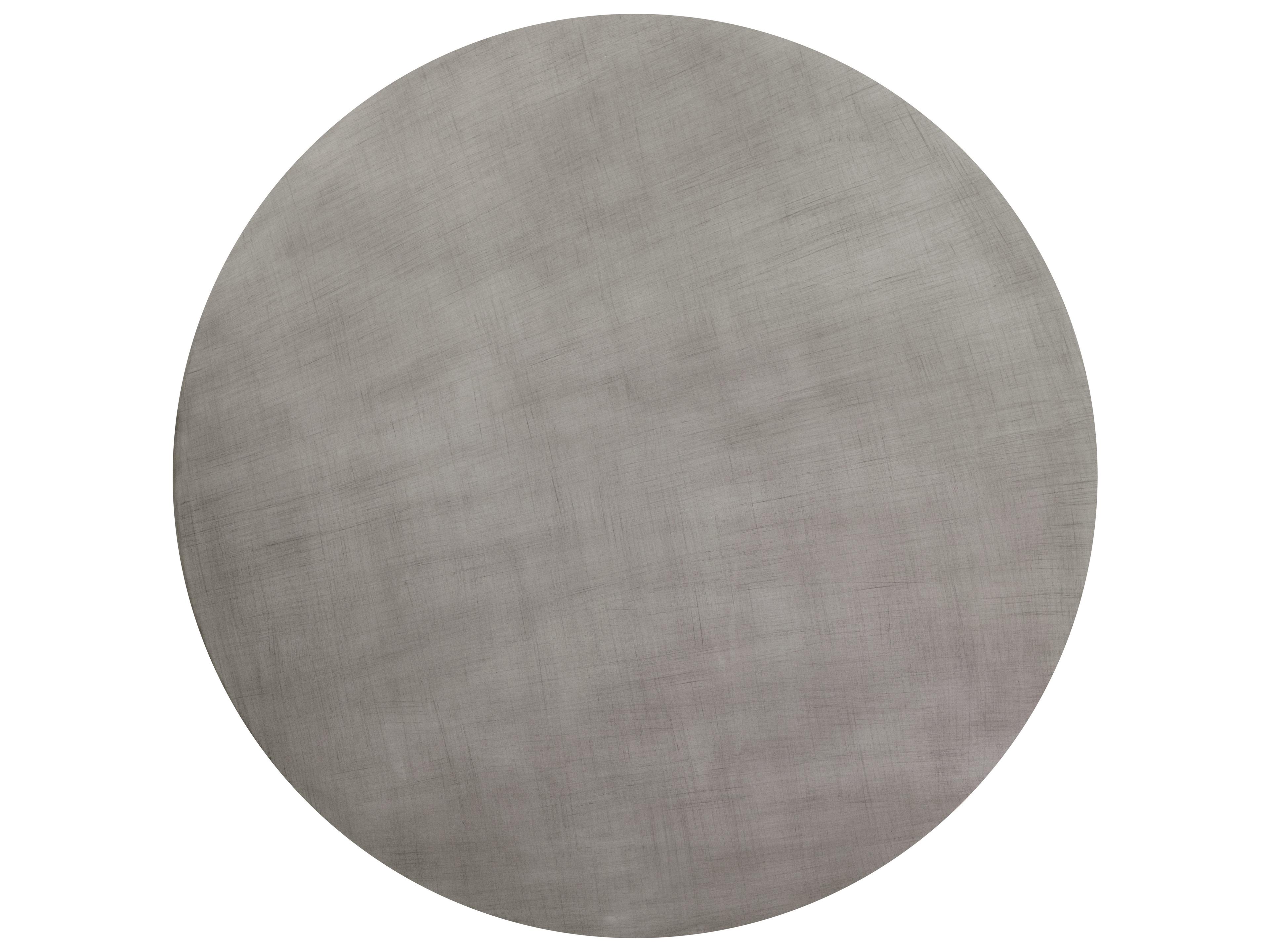 Sunpan Outdoor Tarsus Concrete Light Pewter Round Coffee Table