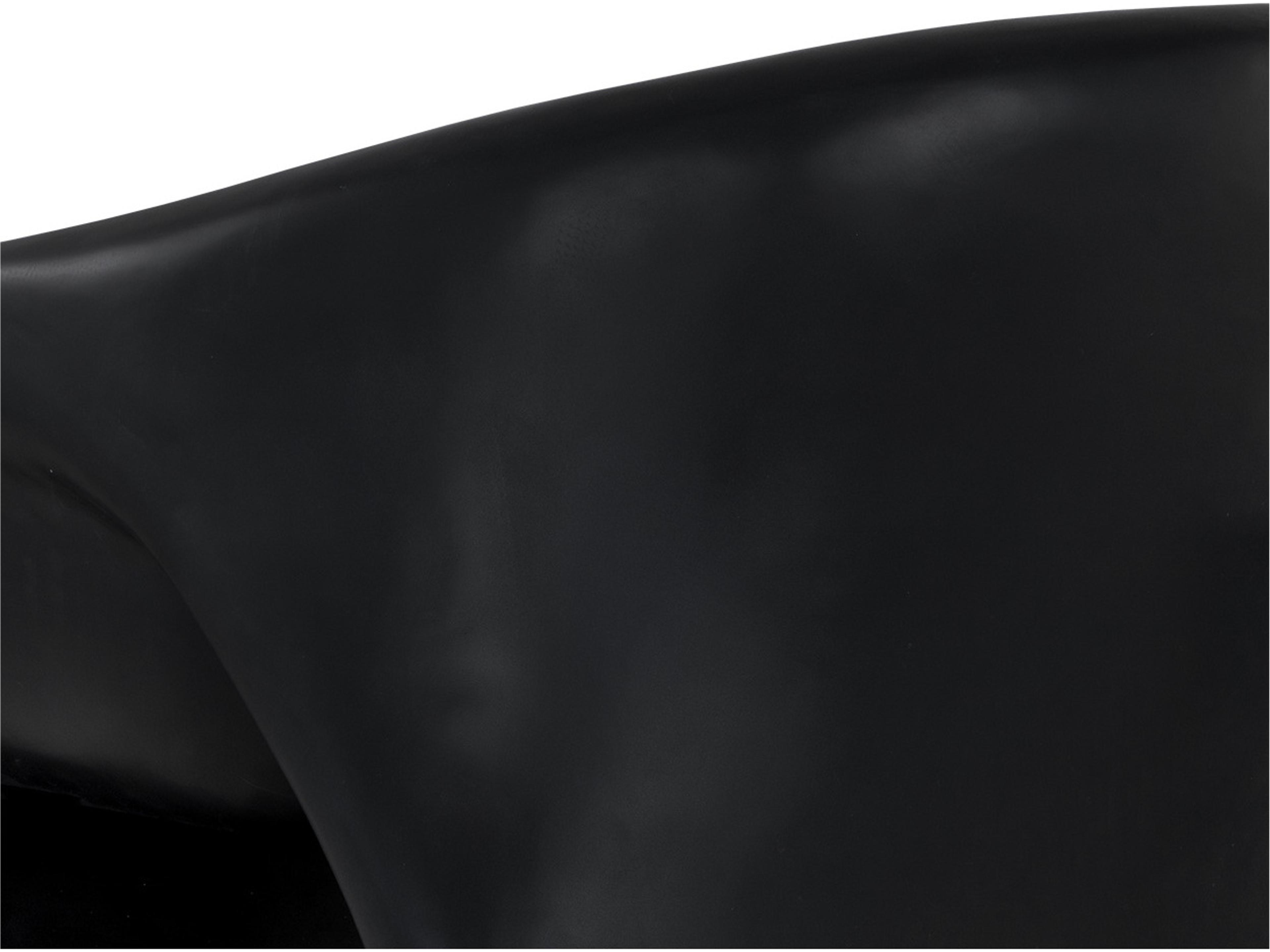 Sunpan Outdoor Orson Concrete Black Lounge Chair