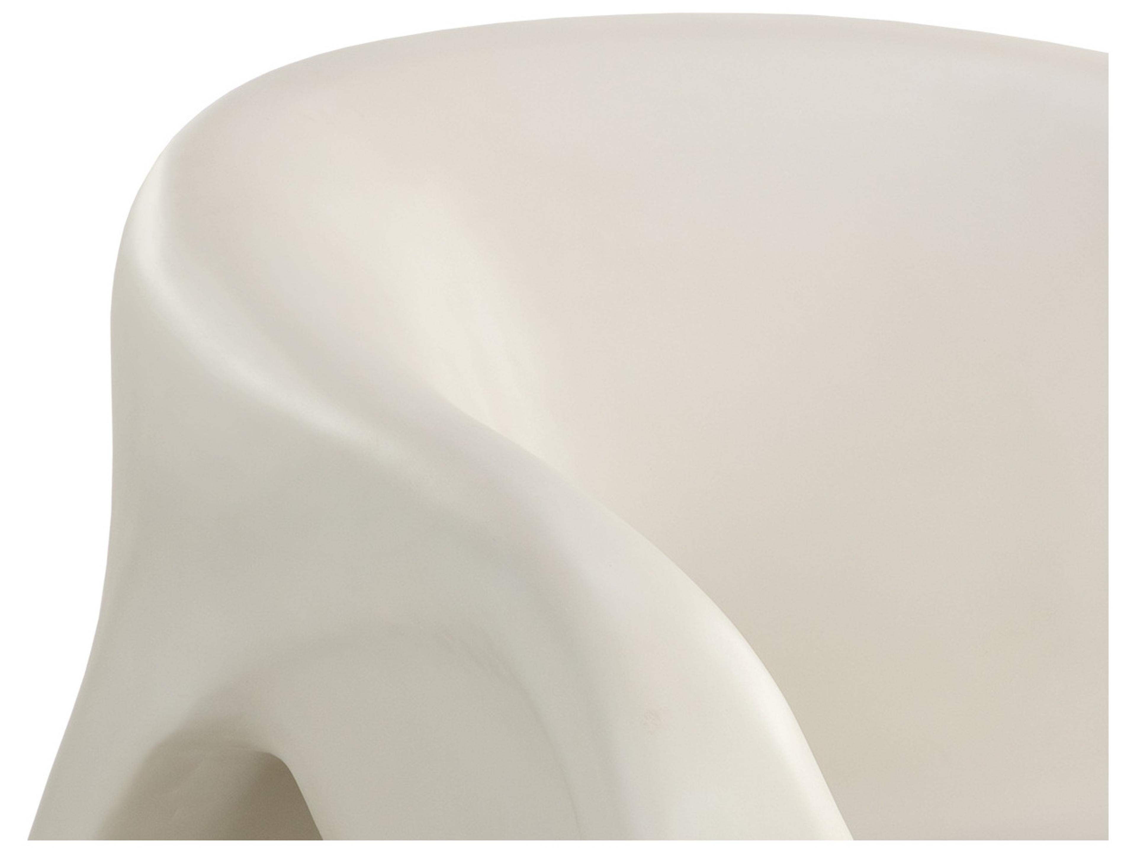 Sunpan Outdoor Orson Concrete Cream Lounge Chair