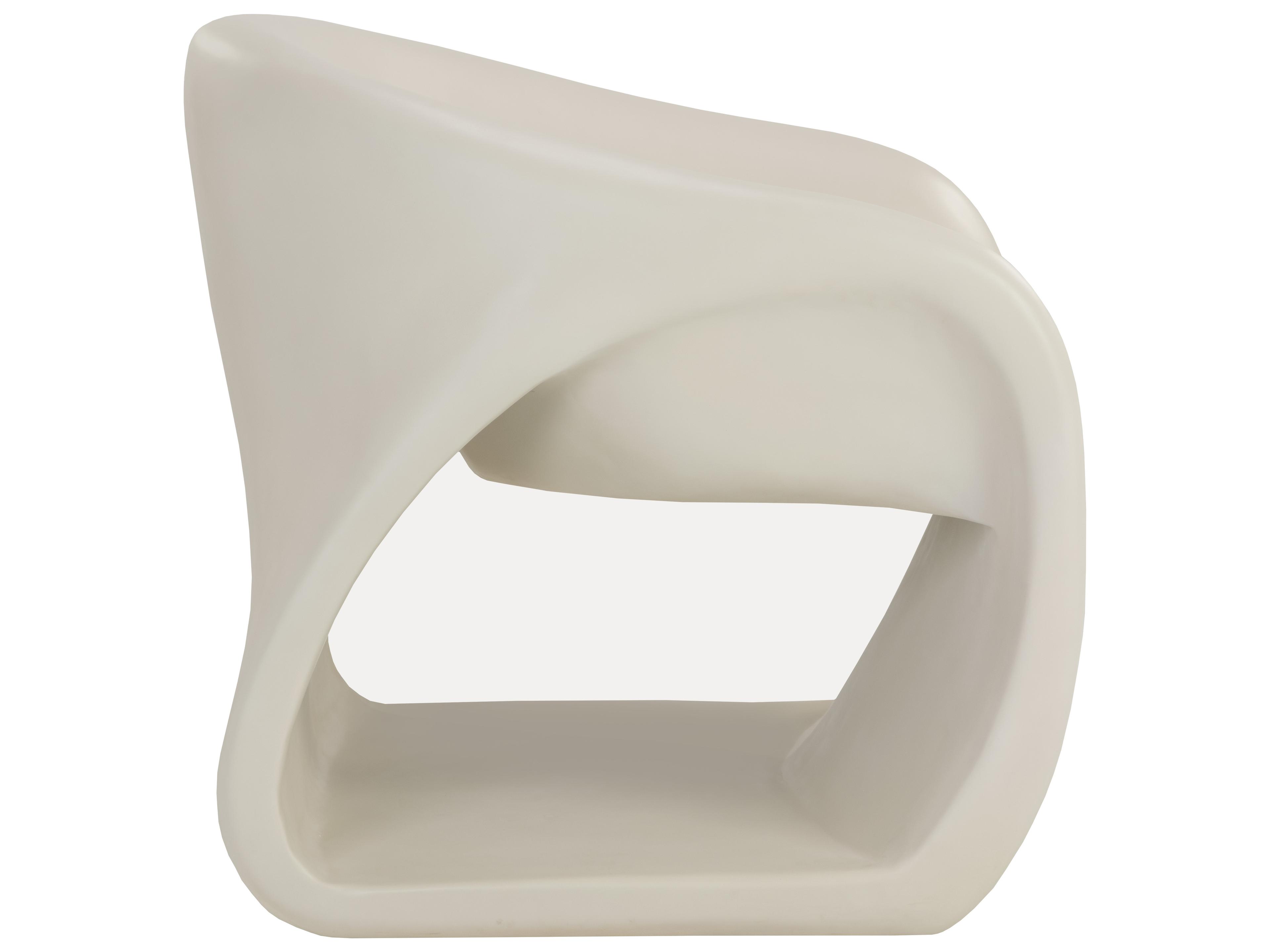 Sunpan Outdoor Orson Concrete Cream Lounge Chair