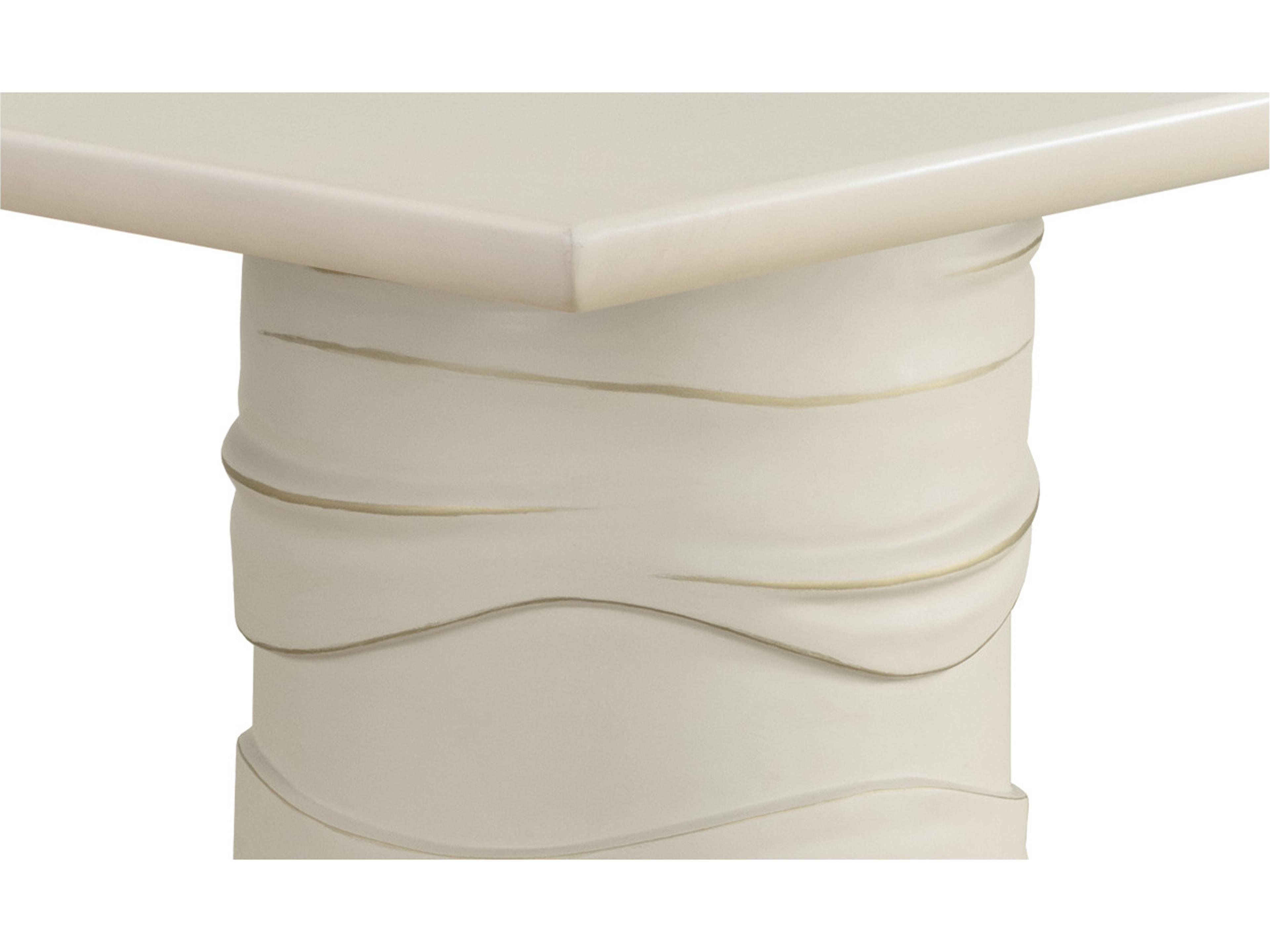 Sunpan Outdoor Alanya Concrete Cream Rectangular Dining Table