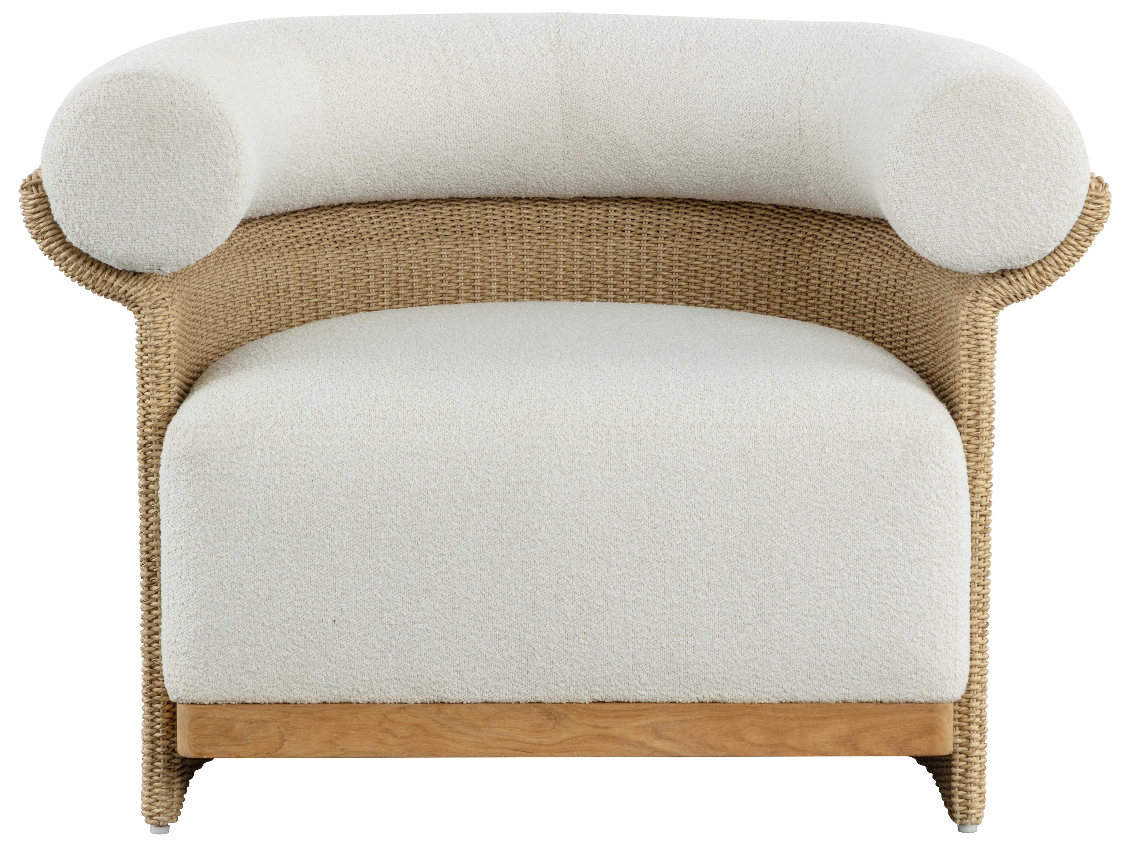 Sunpan Outdoor Asos Wicker Cushion Lounge Chair