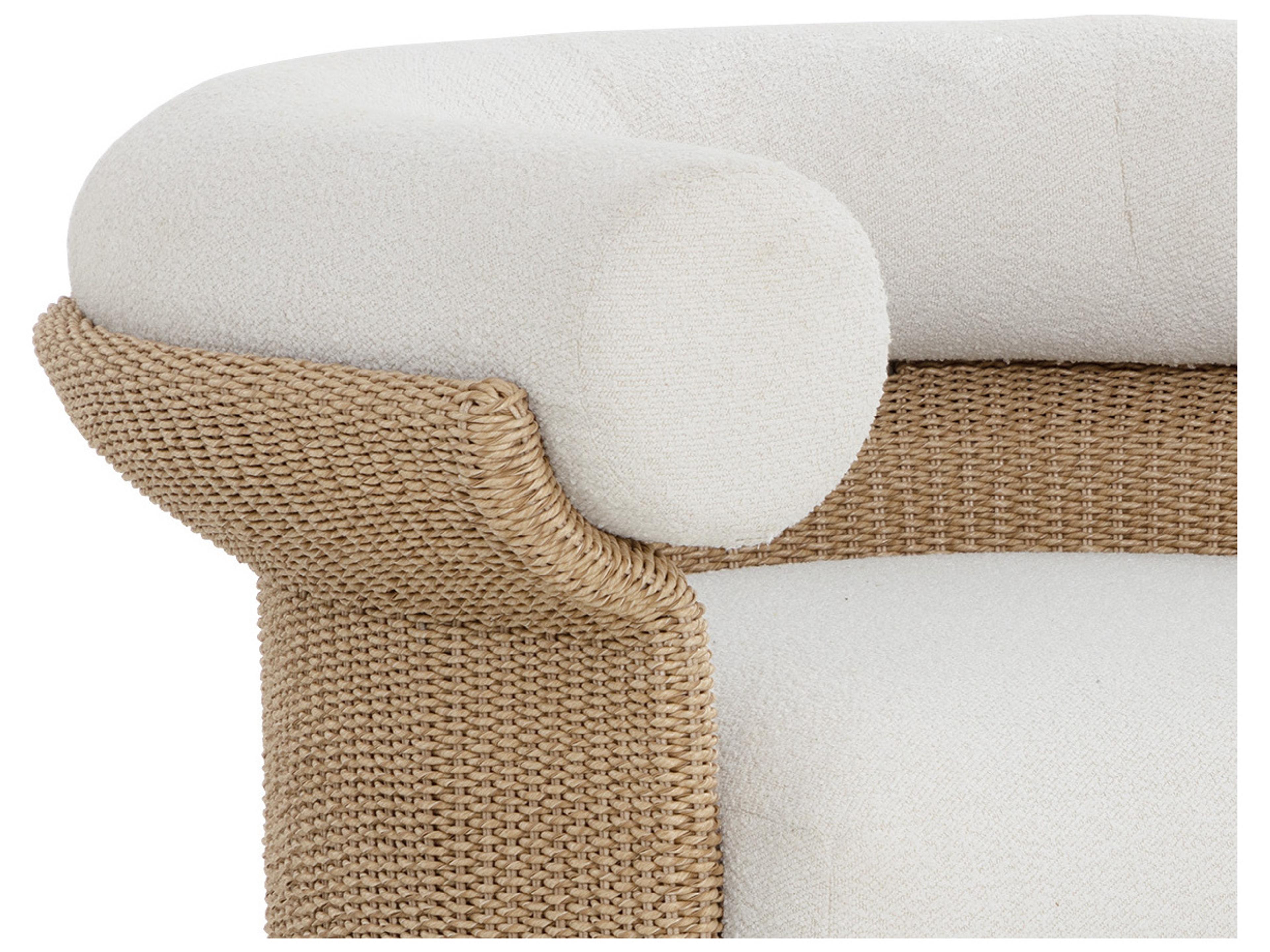 Sunpan Outdoor Asos Wicker Cushion Lounge Chair