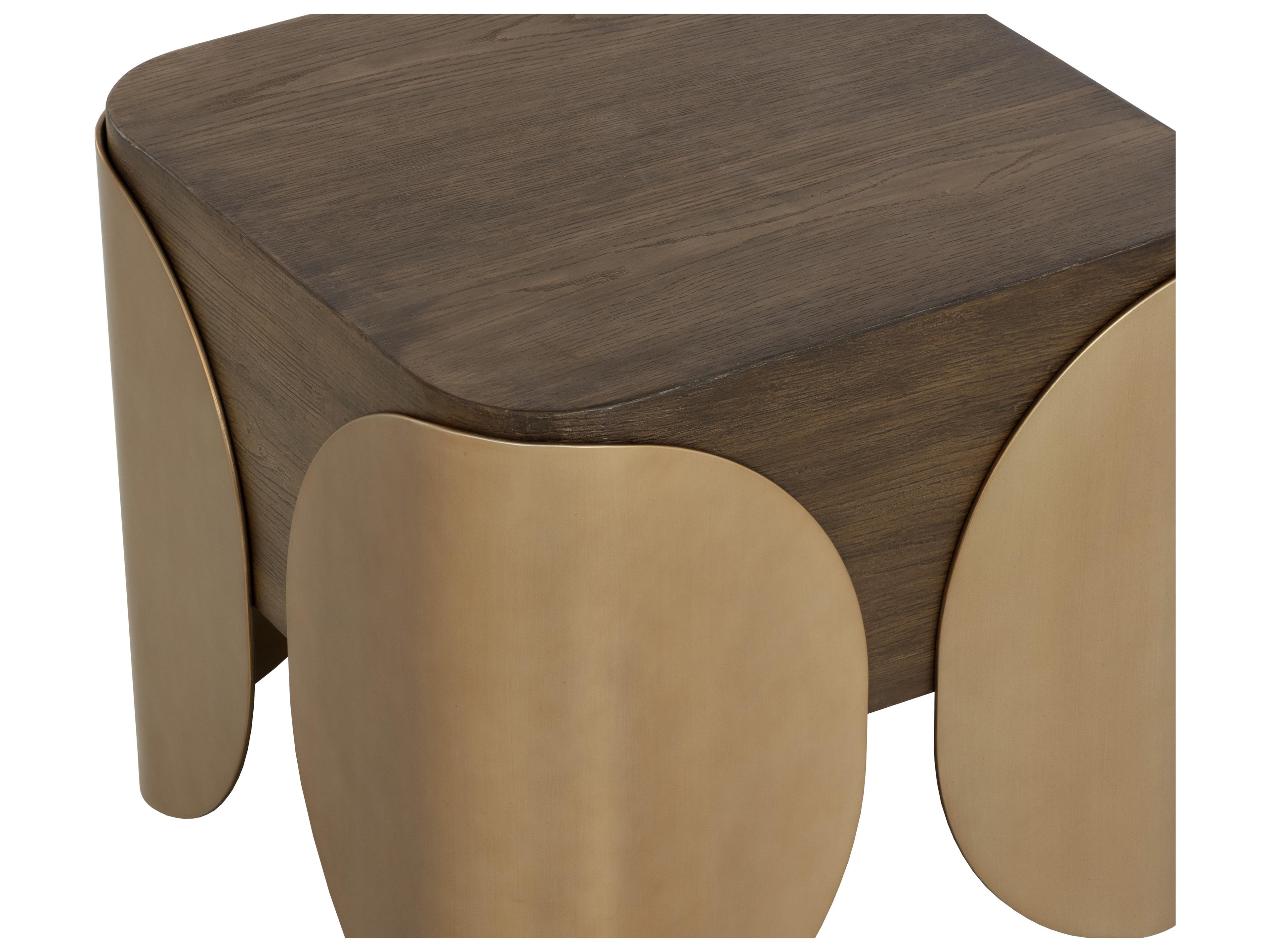 Sunpan Outdoor Amarula Concrete Square End Table