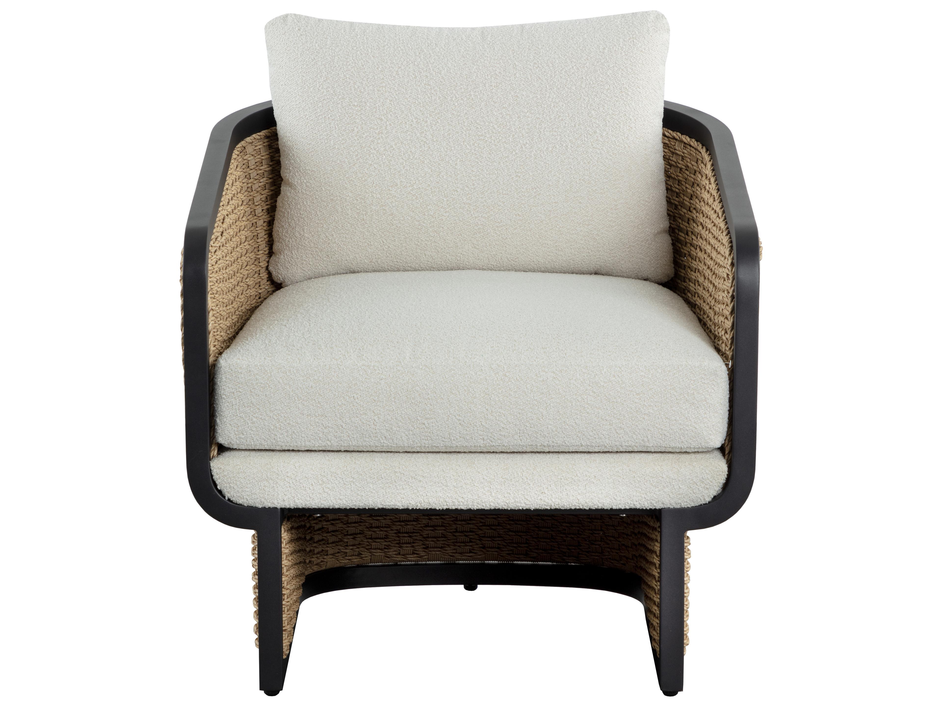 Sunpan Outdoor Olbia Wicker Cushion Lounge Chair