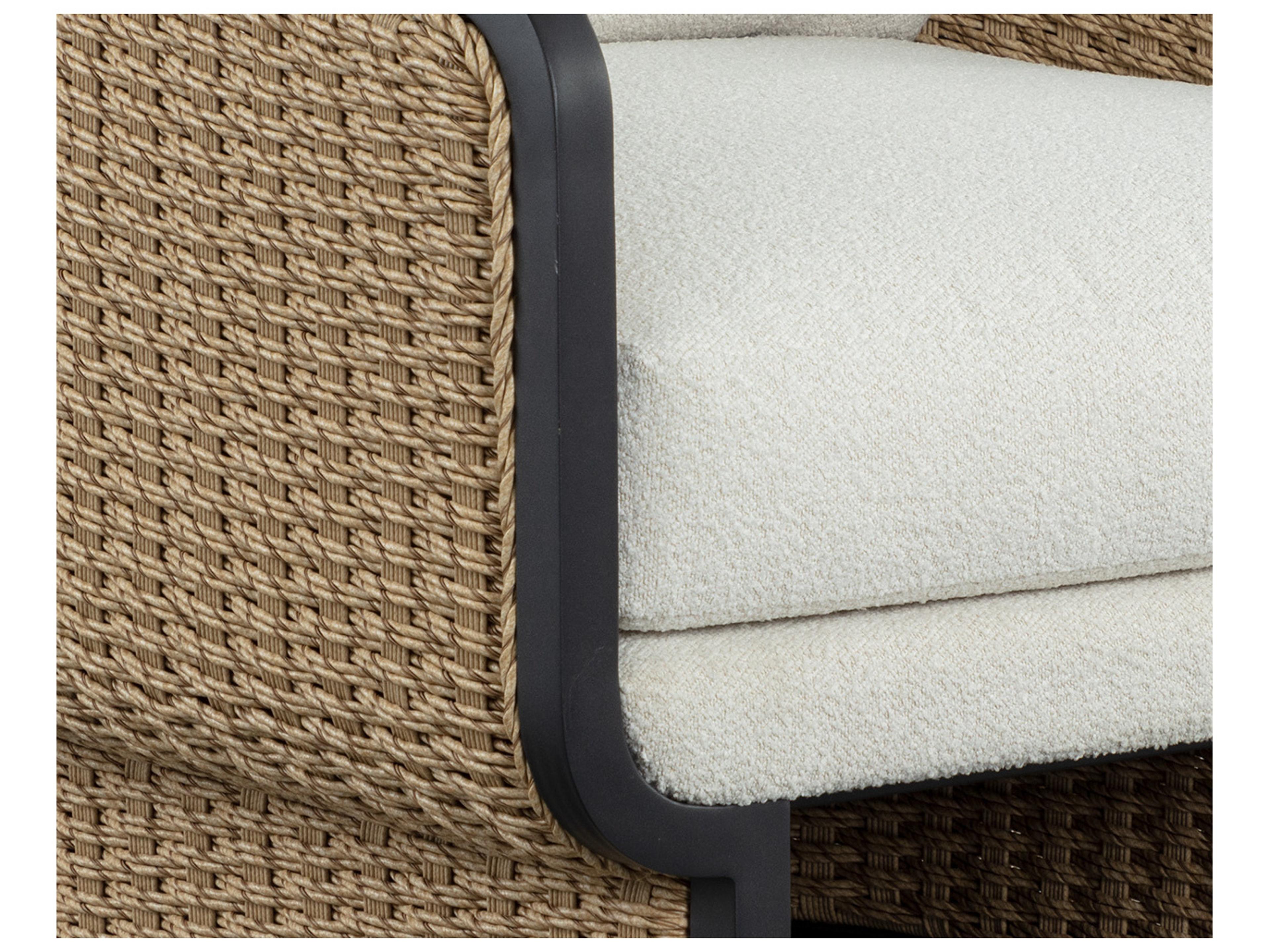 Sunpan Outdoor Olbia Wicker Cushion Lounge Chair