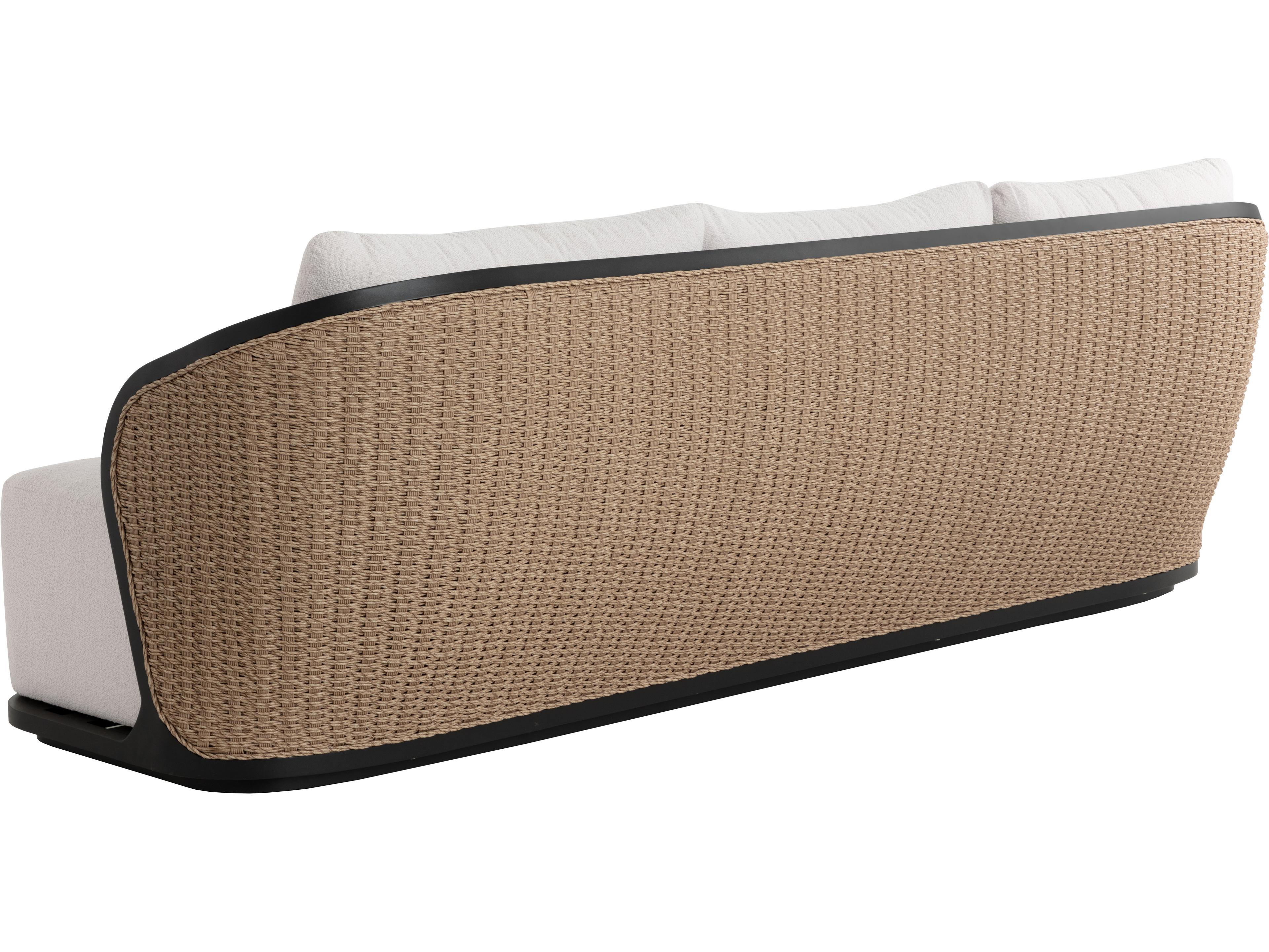 Sunpan Outdoor Bora Sofa in Louis Cream