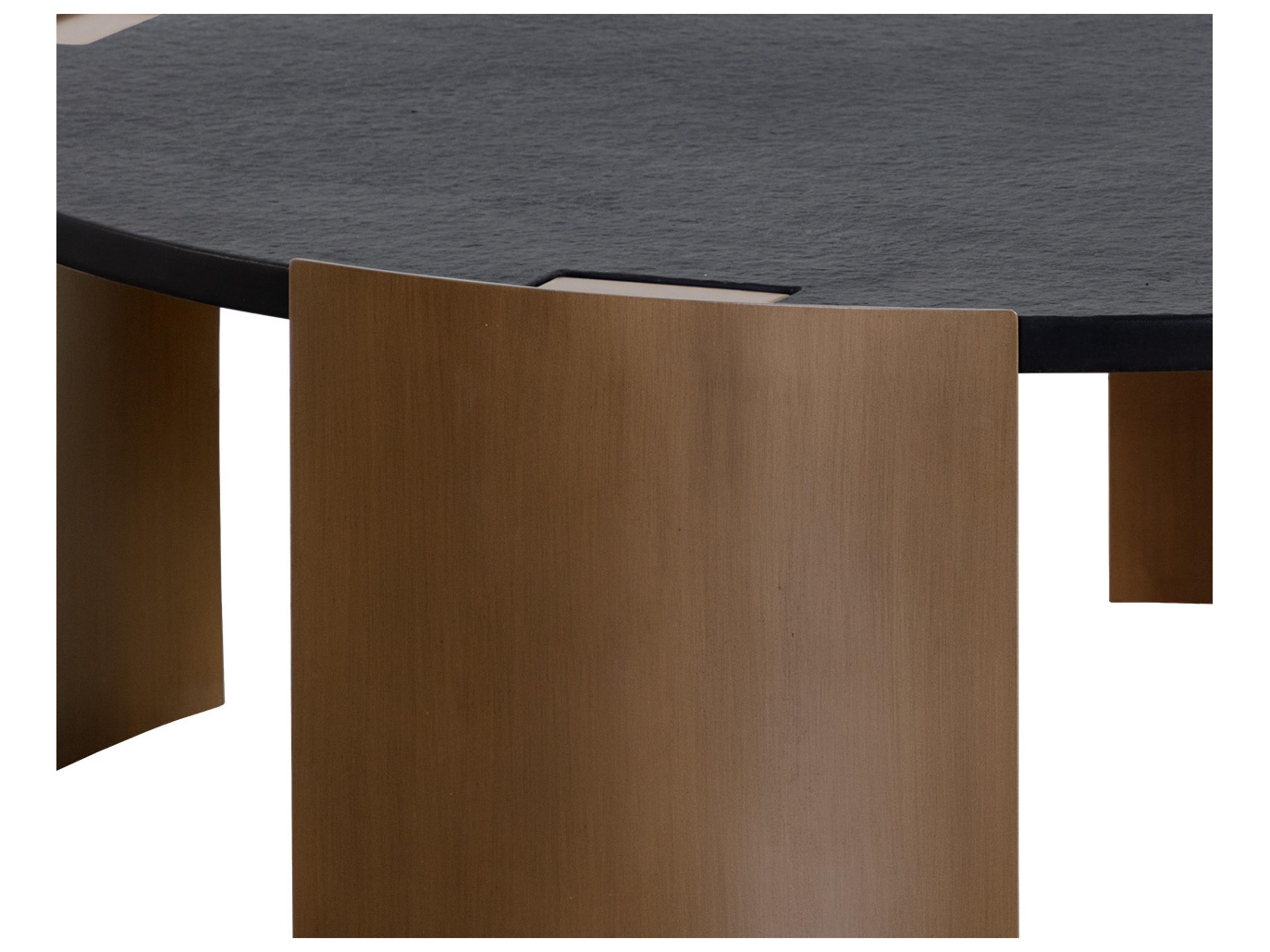 Sunpan Outdoor Gallus Metal Round Coffee Table