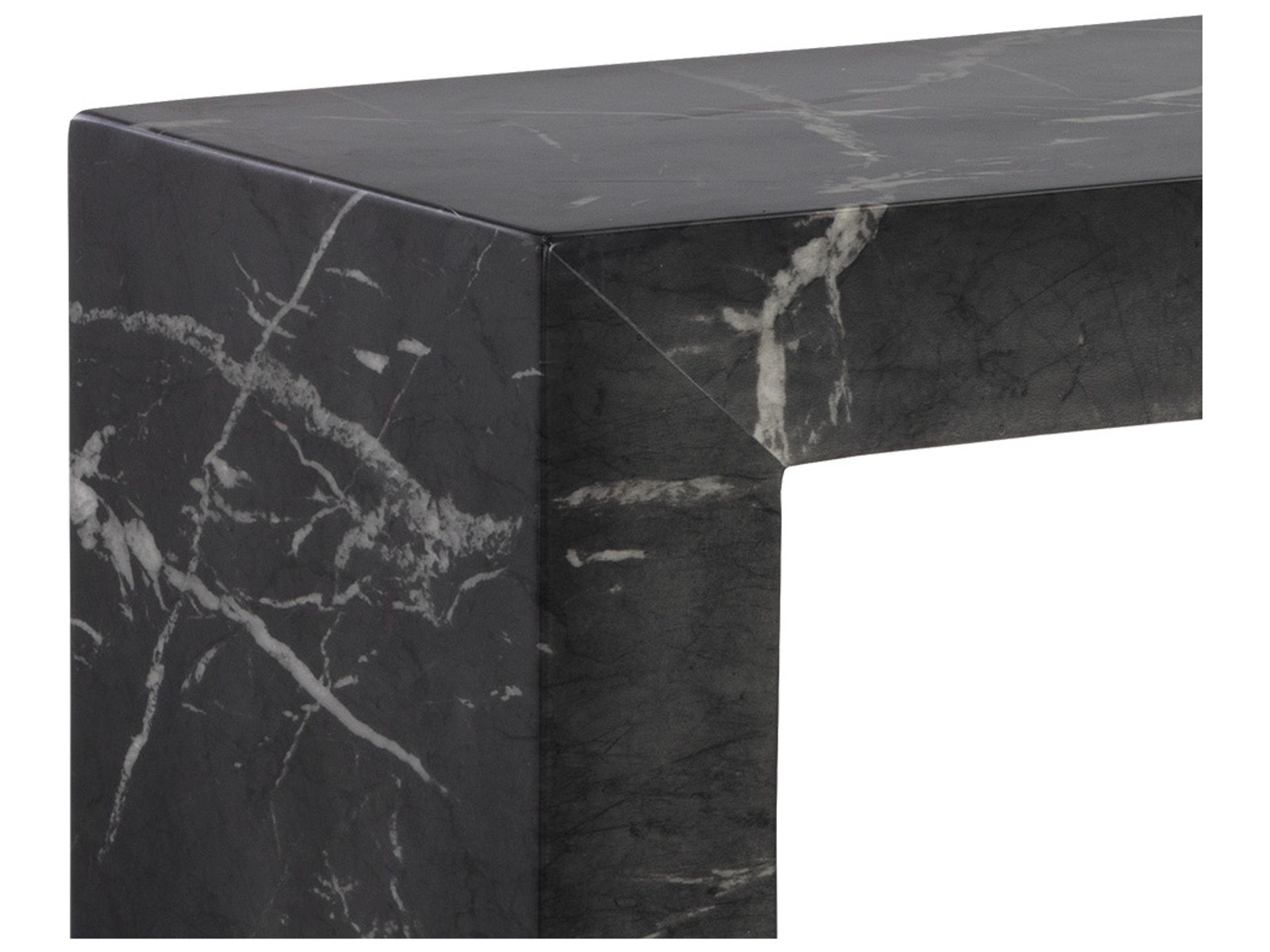 Sunpan Outdoor Axle Concrete Rectangular Console Table