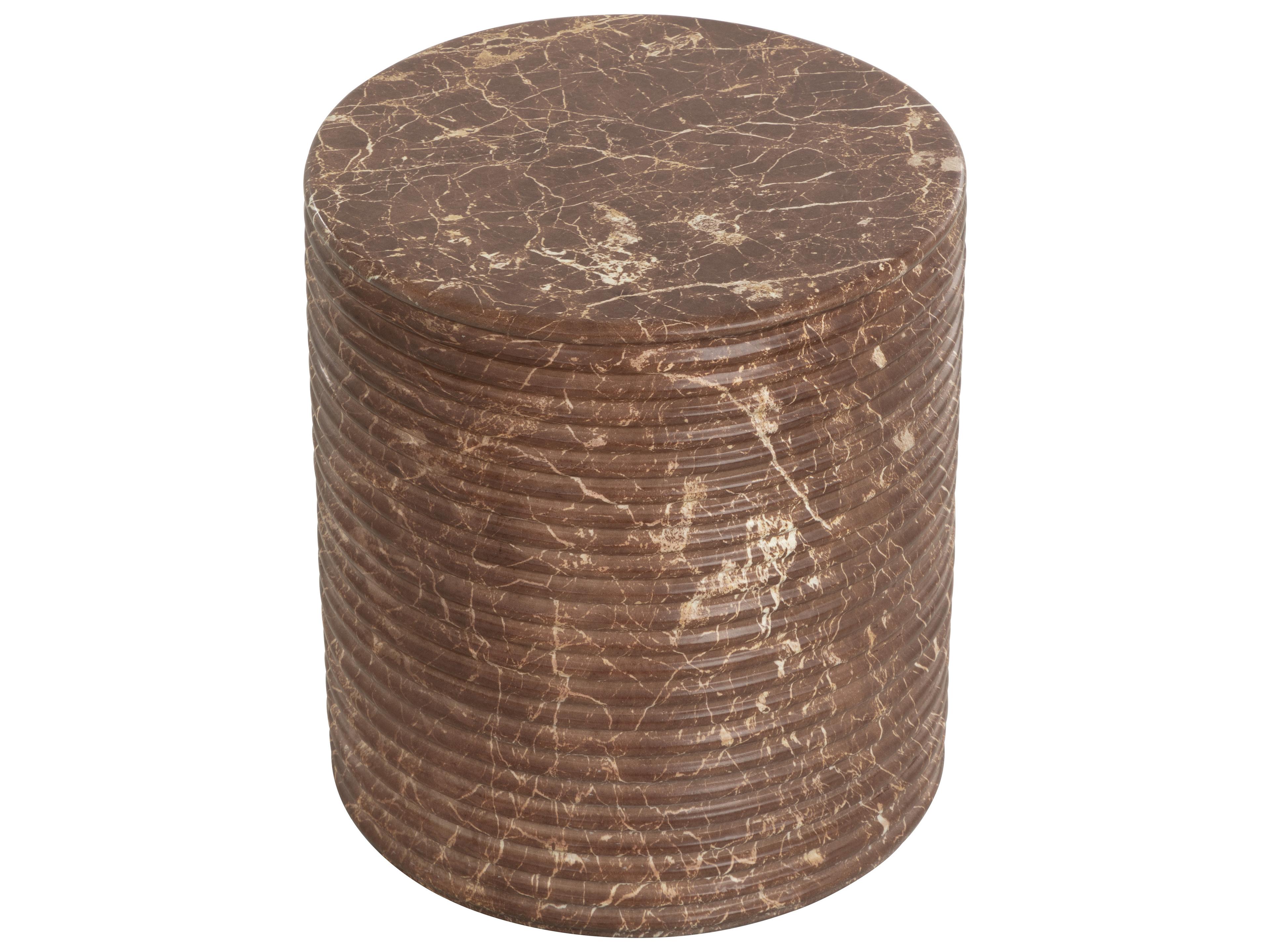 Sunpan Outdoor Riva Concrete Ottoman