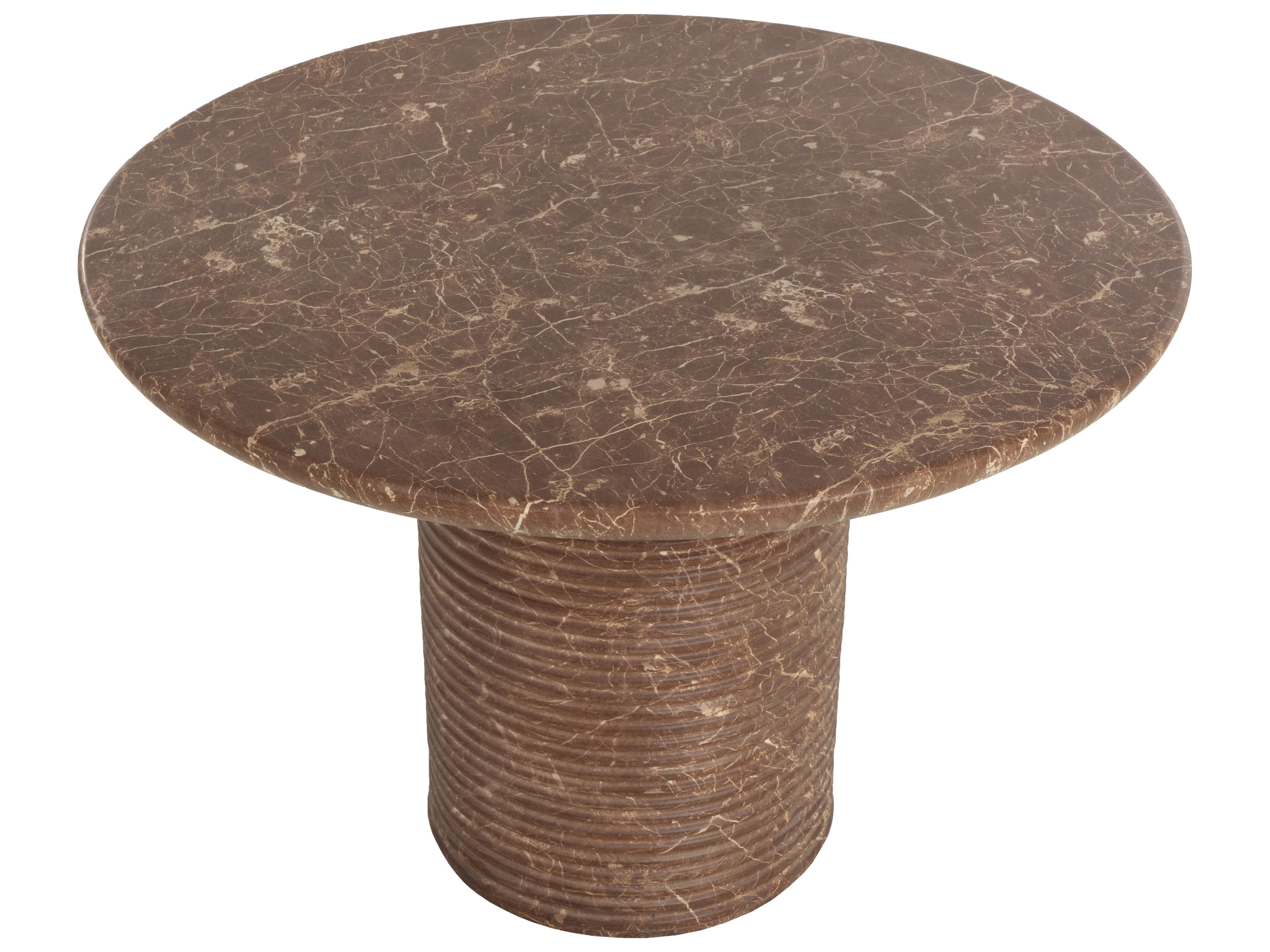 Sunpan Outdoor Riva Concrete Round Dining Table