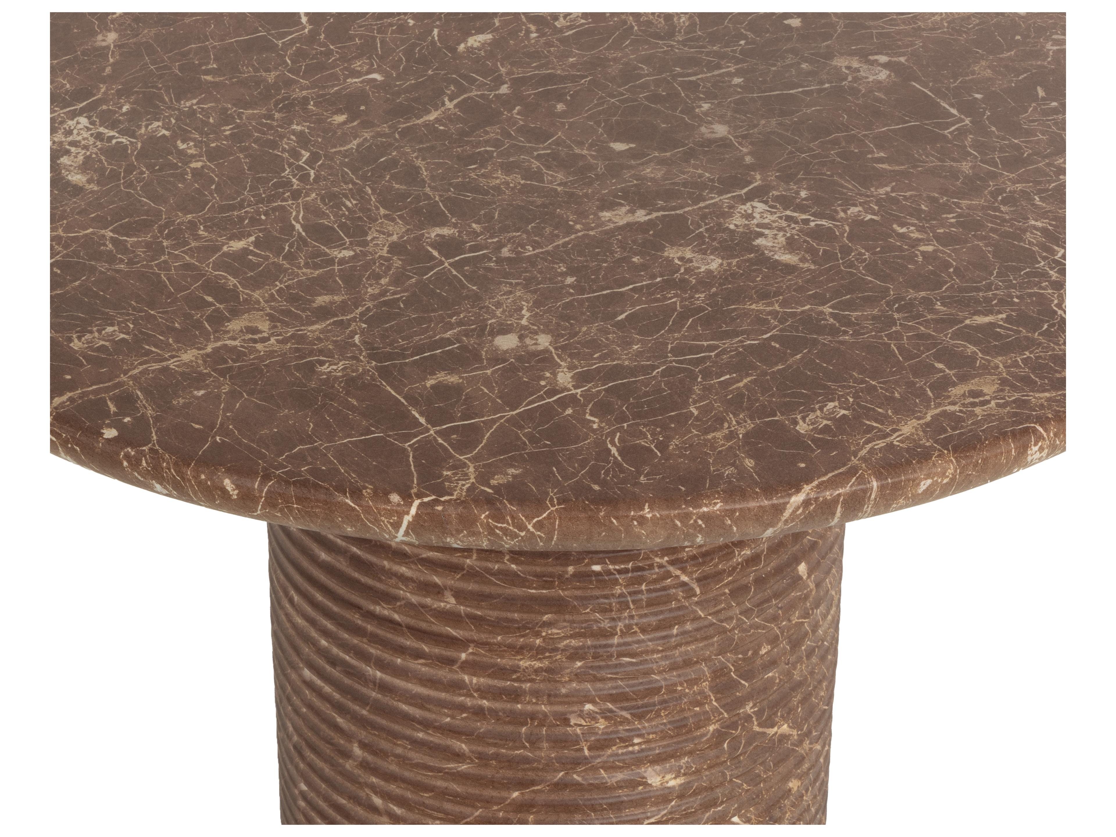 Sunpan Outdoor Riva Concrete Round Dining Table
