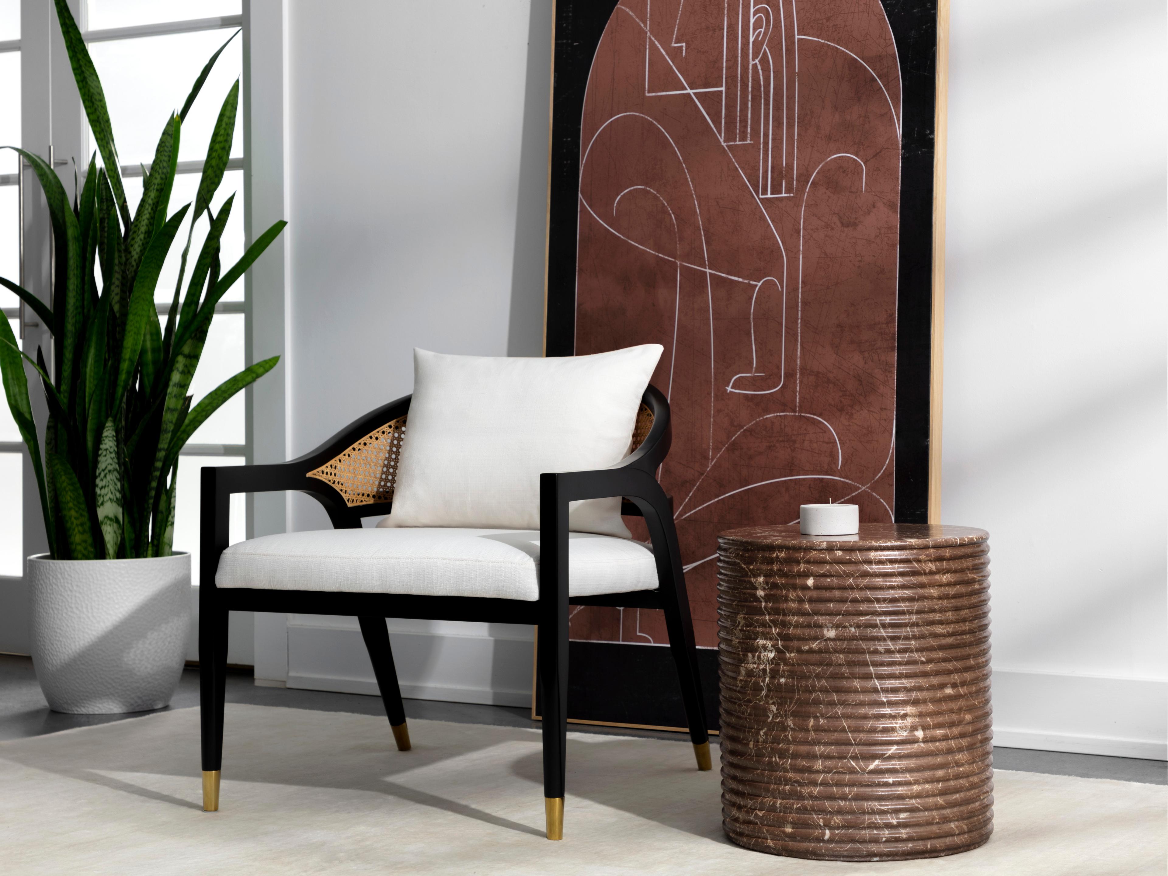 Sunpan Outdoor Riva Concrete Round Dining Table