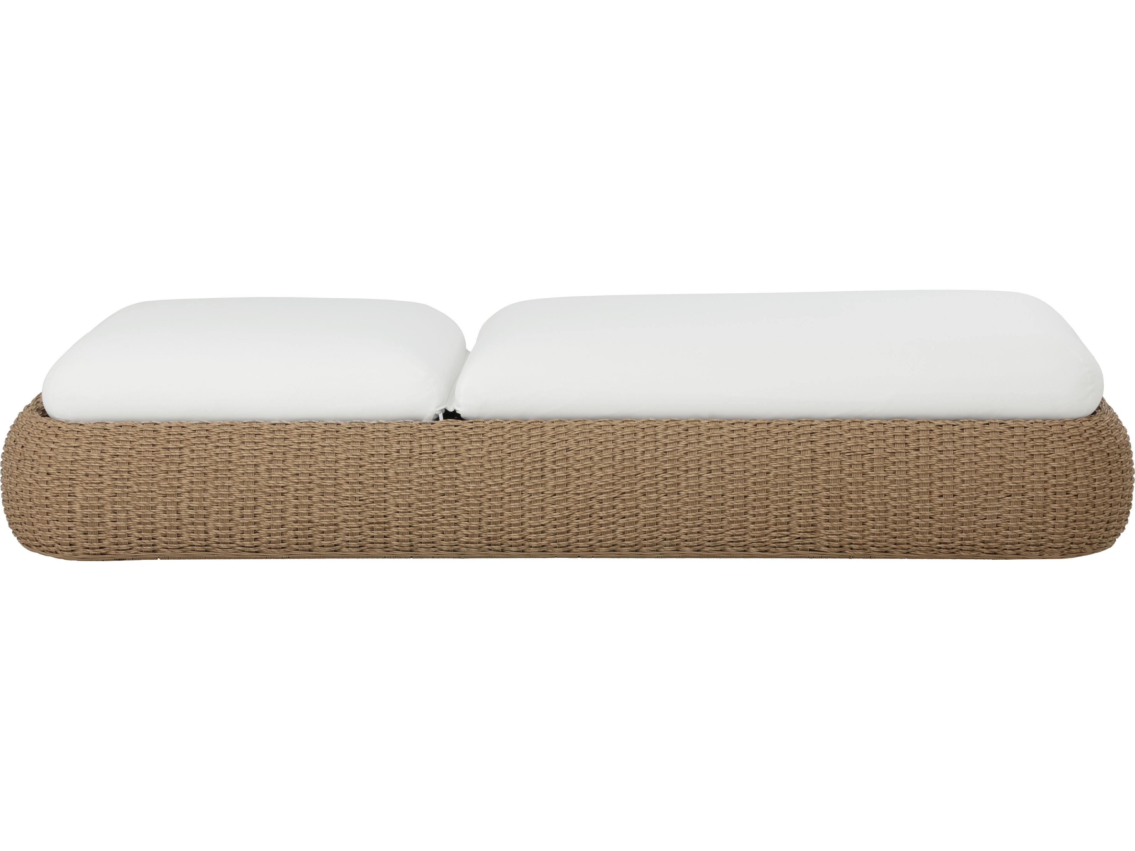 Sunpan Outdoor Barcelona Lounger in Natural in Stinson White