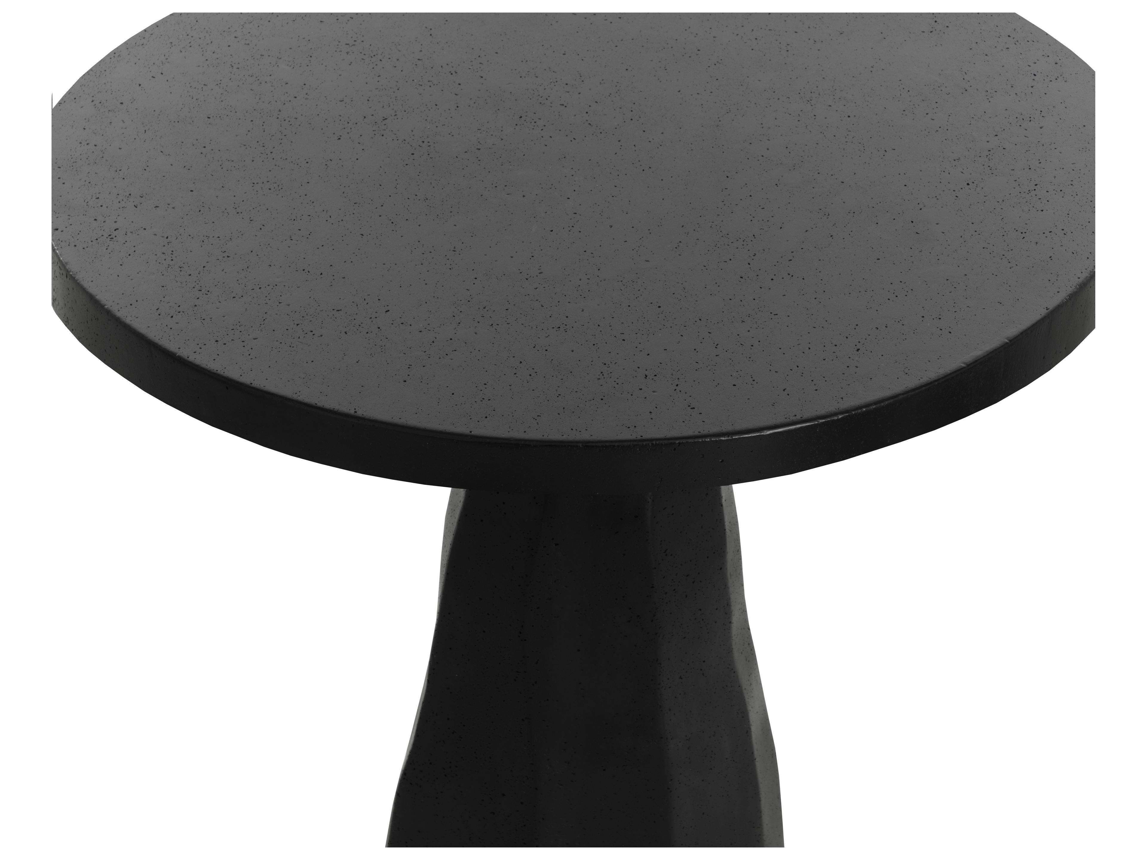 Sunpan Outdoor Kliff Bistro Table in Black in 34"