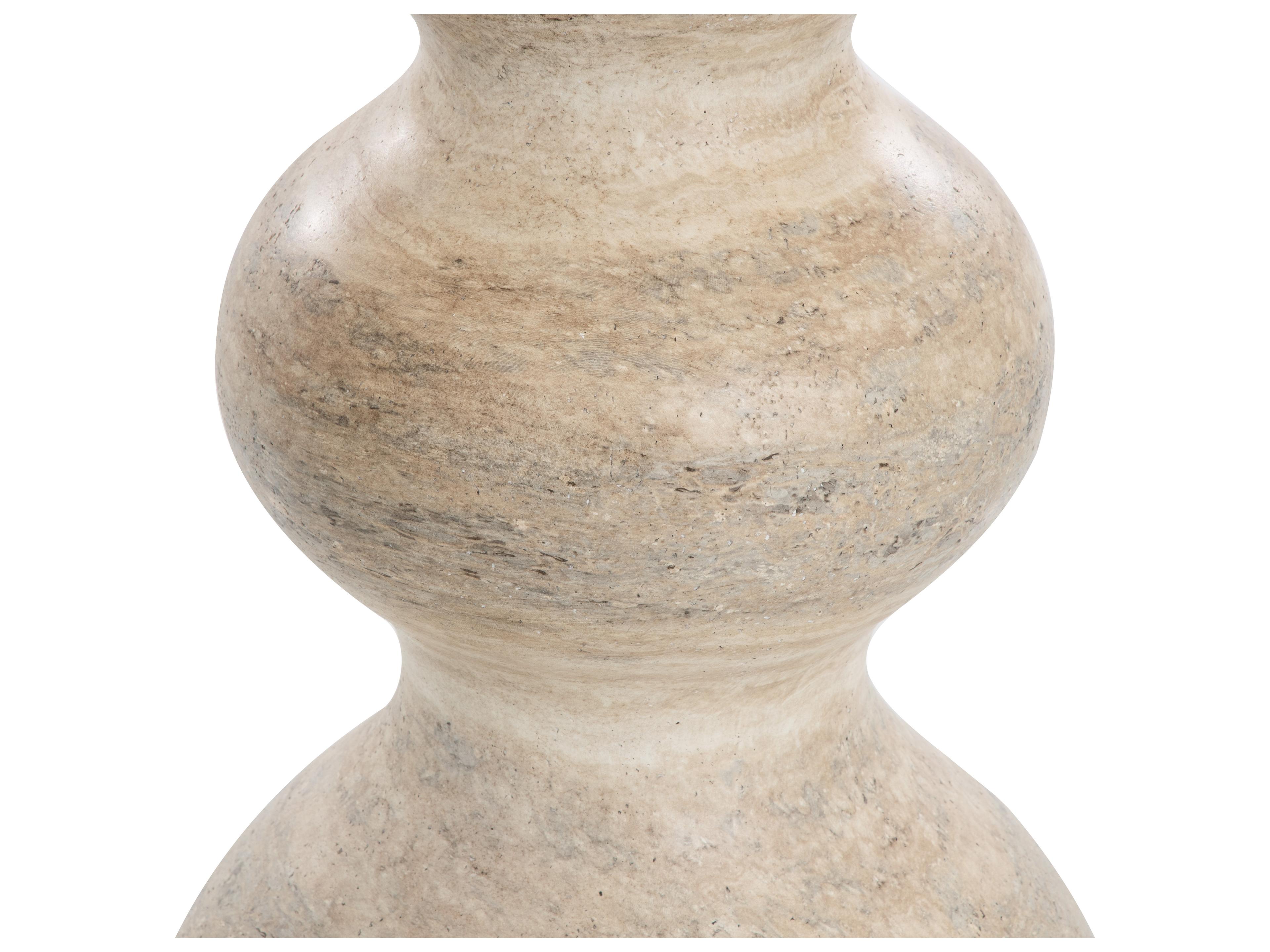 Sunpan Outdoor Raul Bistro Table in Travertine Look in Dune in 34"