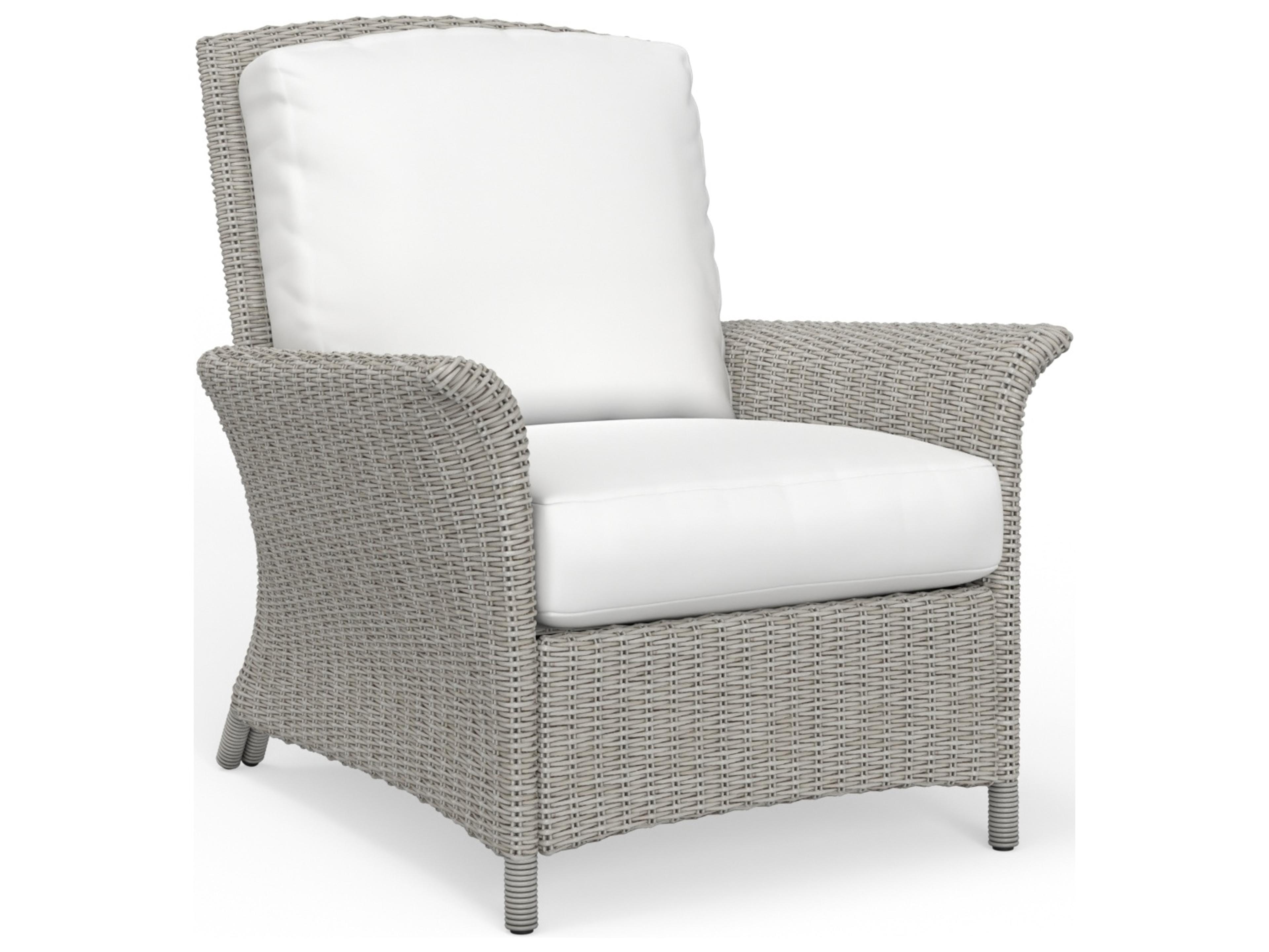 Juniper Bay Quick Ship Wicker Cushion Lounge Chair