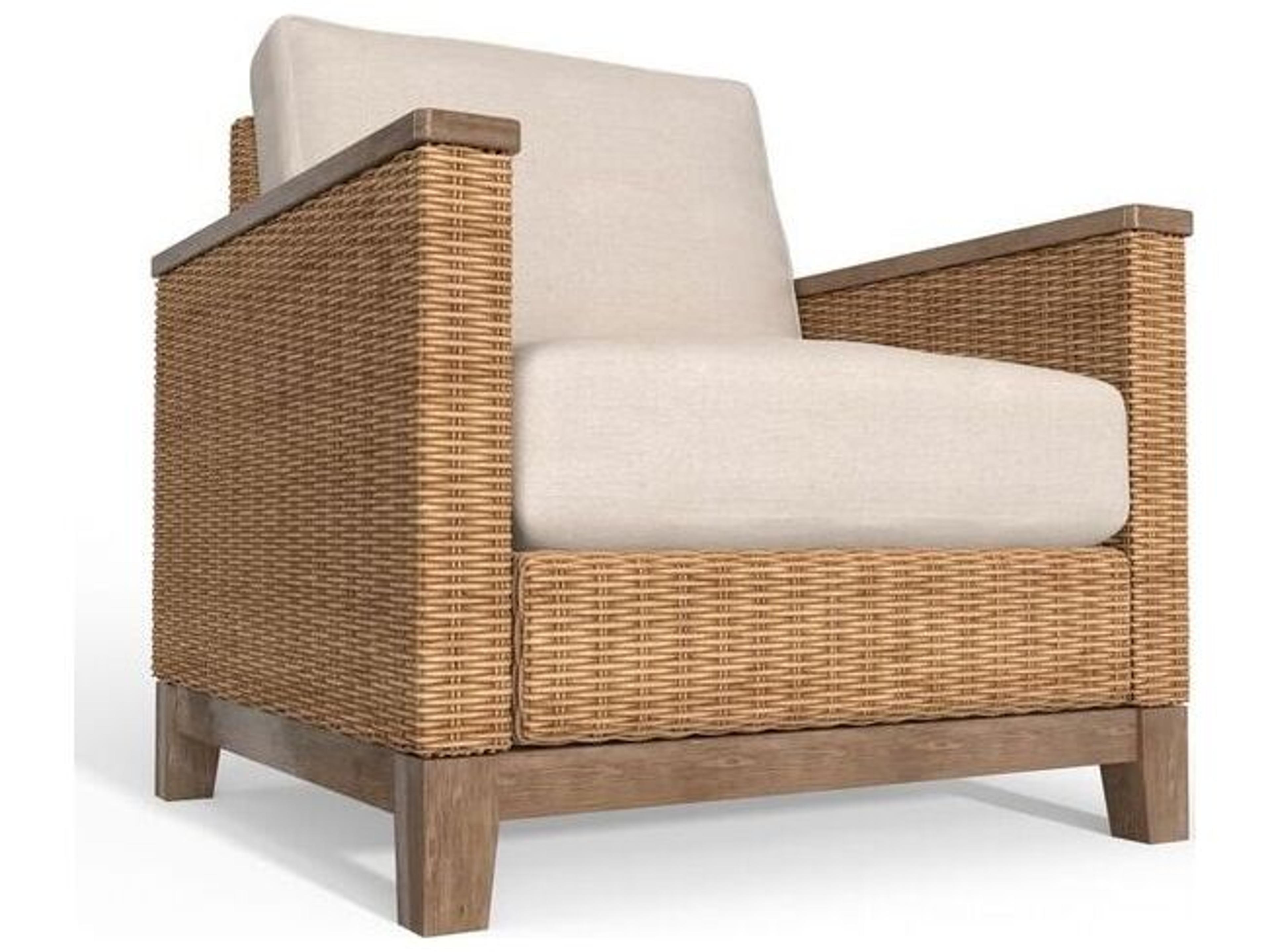 South Sea Rattan Timberline Wicker Outdoor Lounge Chair