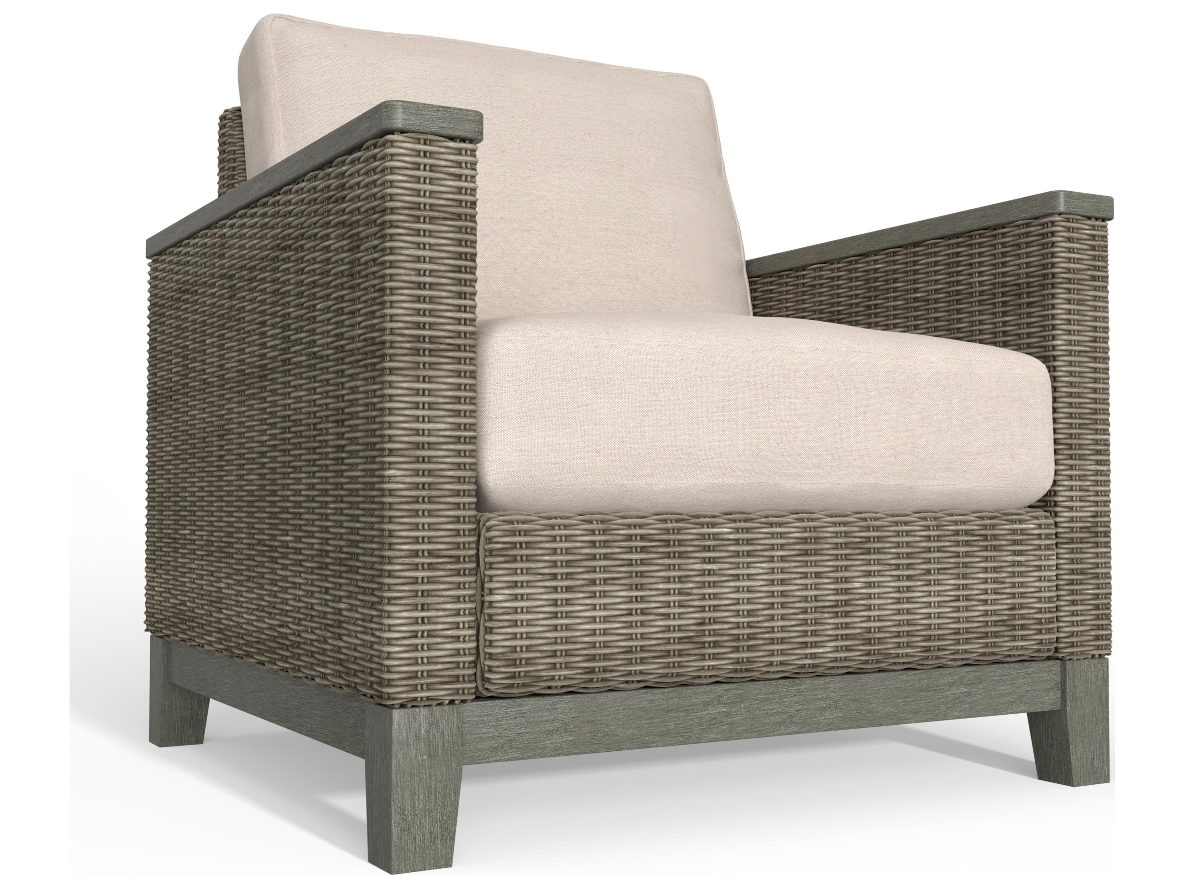 Timberline Quick Ship Wicker Cushion Lounge Chair