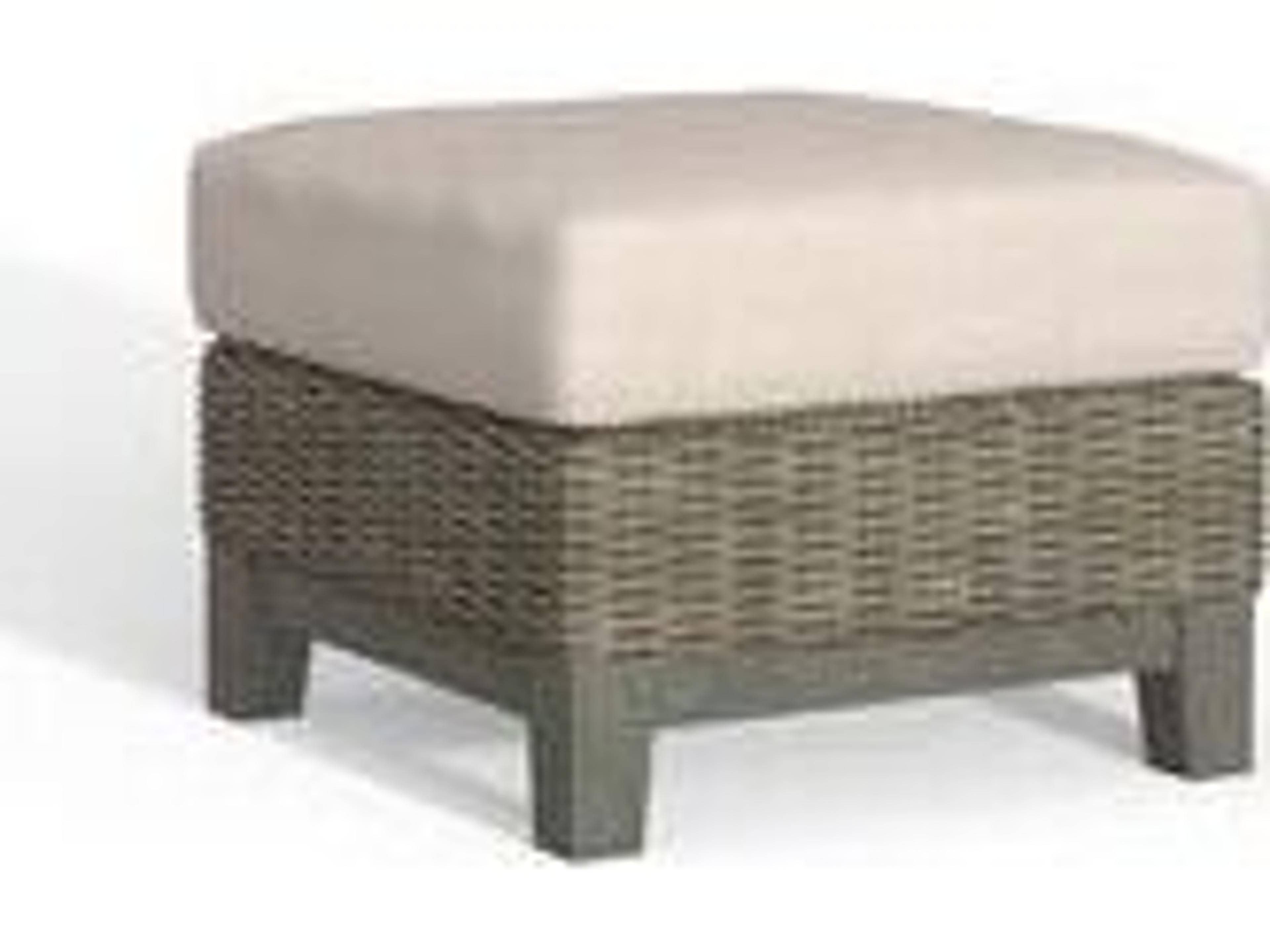 Timberline Wicker Outdoor Patio Ottoman