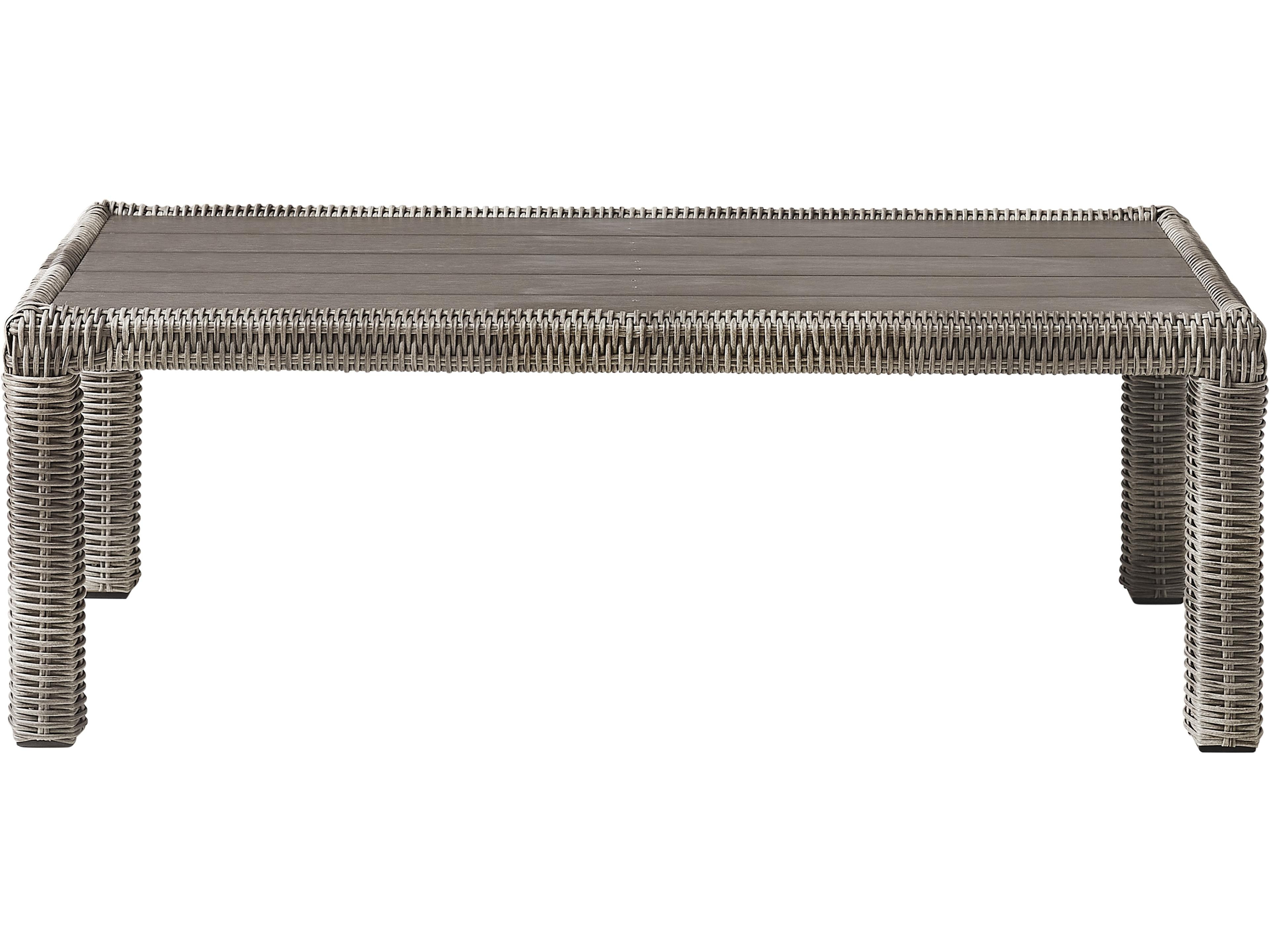 Timberline Quick Ship Aluminum Rectangular Coffee Table