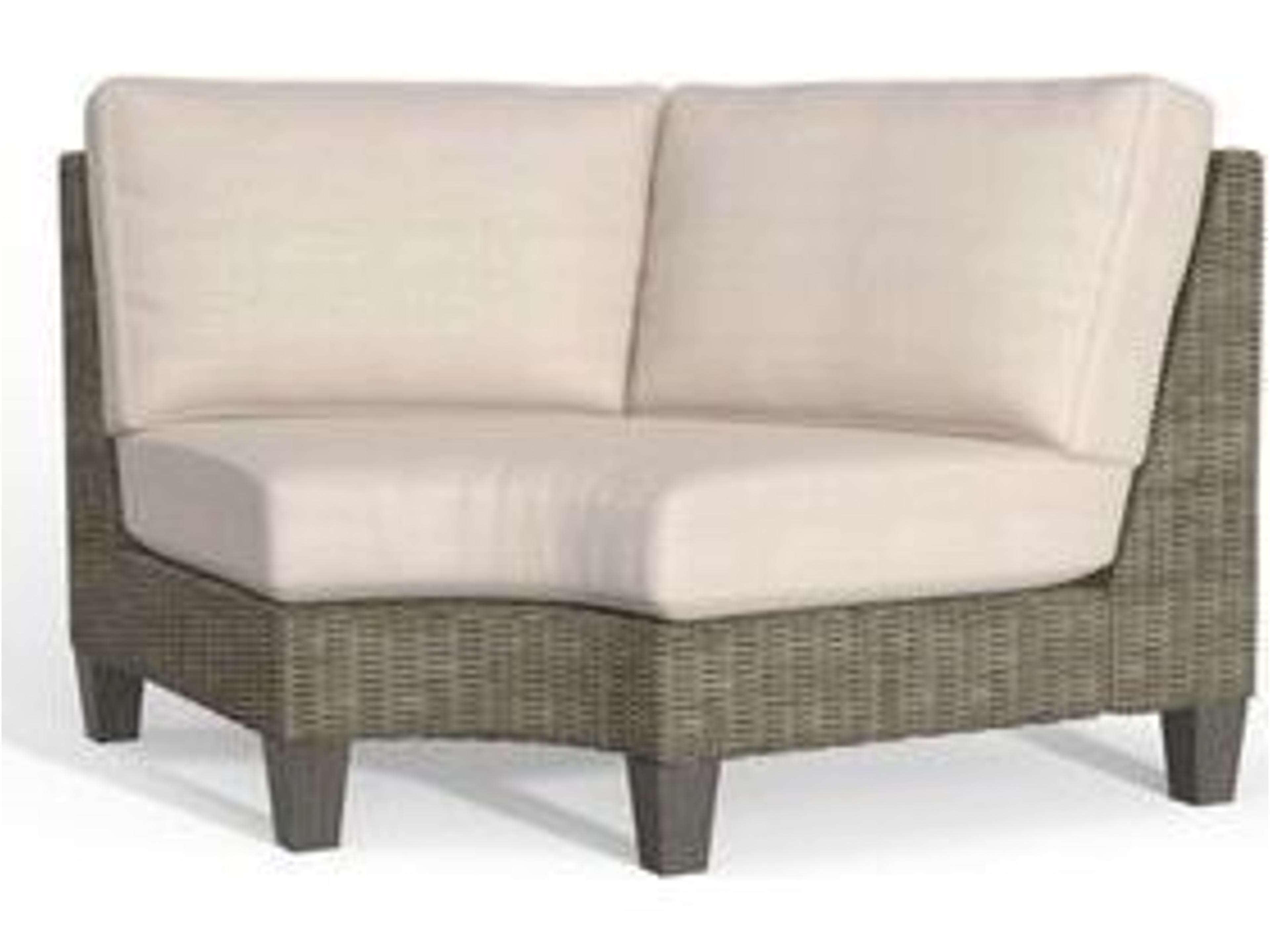 Timberline Wicker Wedge Corner Outdoor Lounge Chair