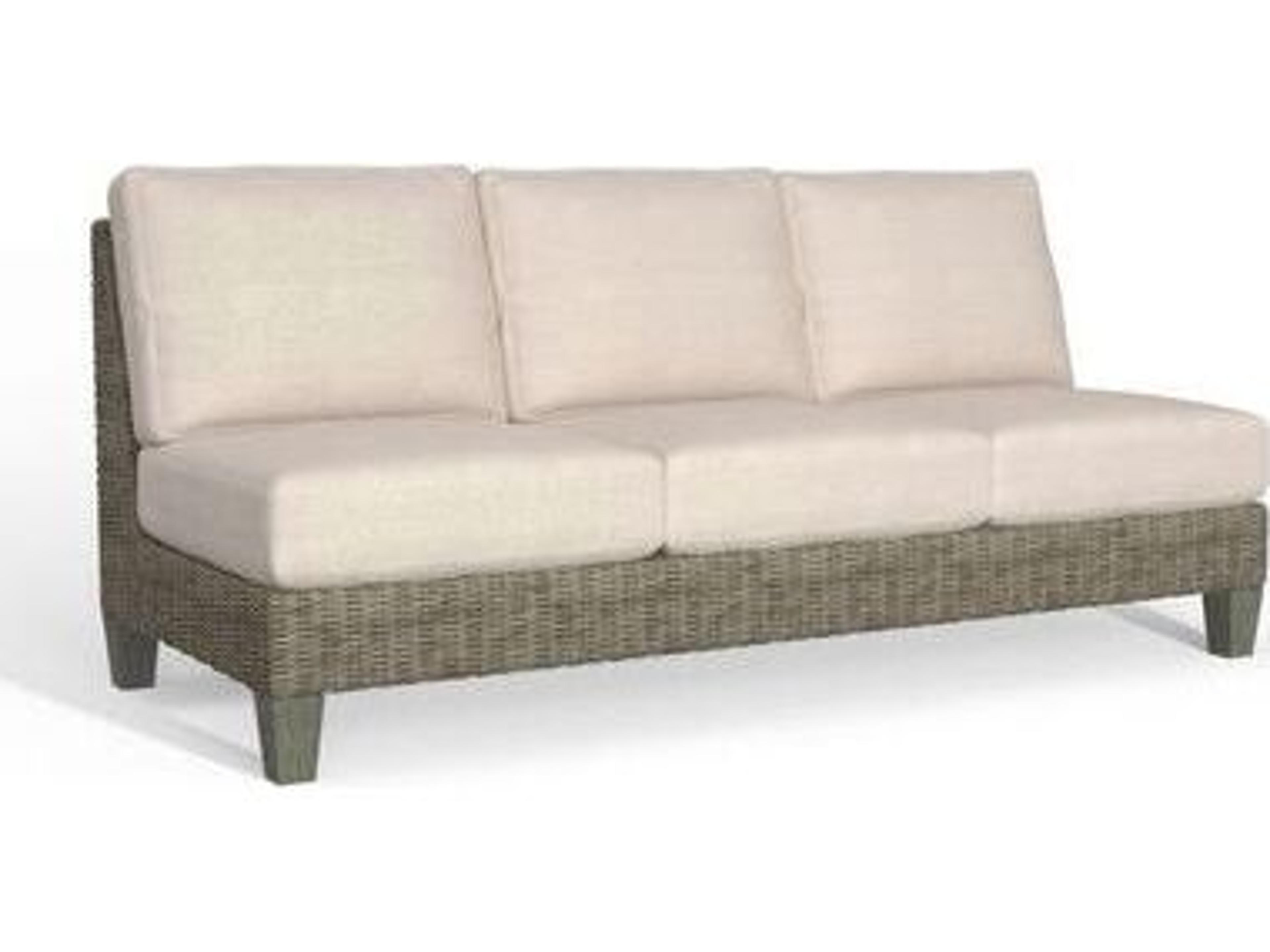 Timberline Wicker Modular Outdoor Patio Sofa