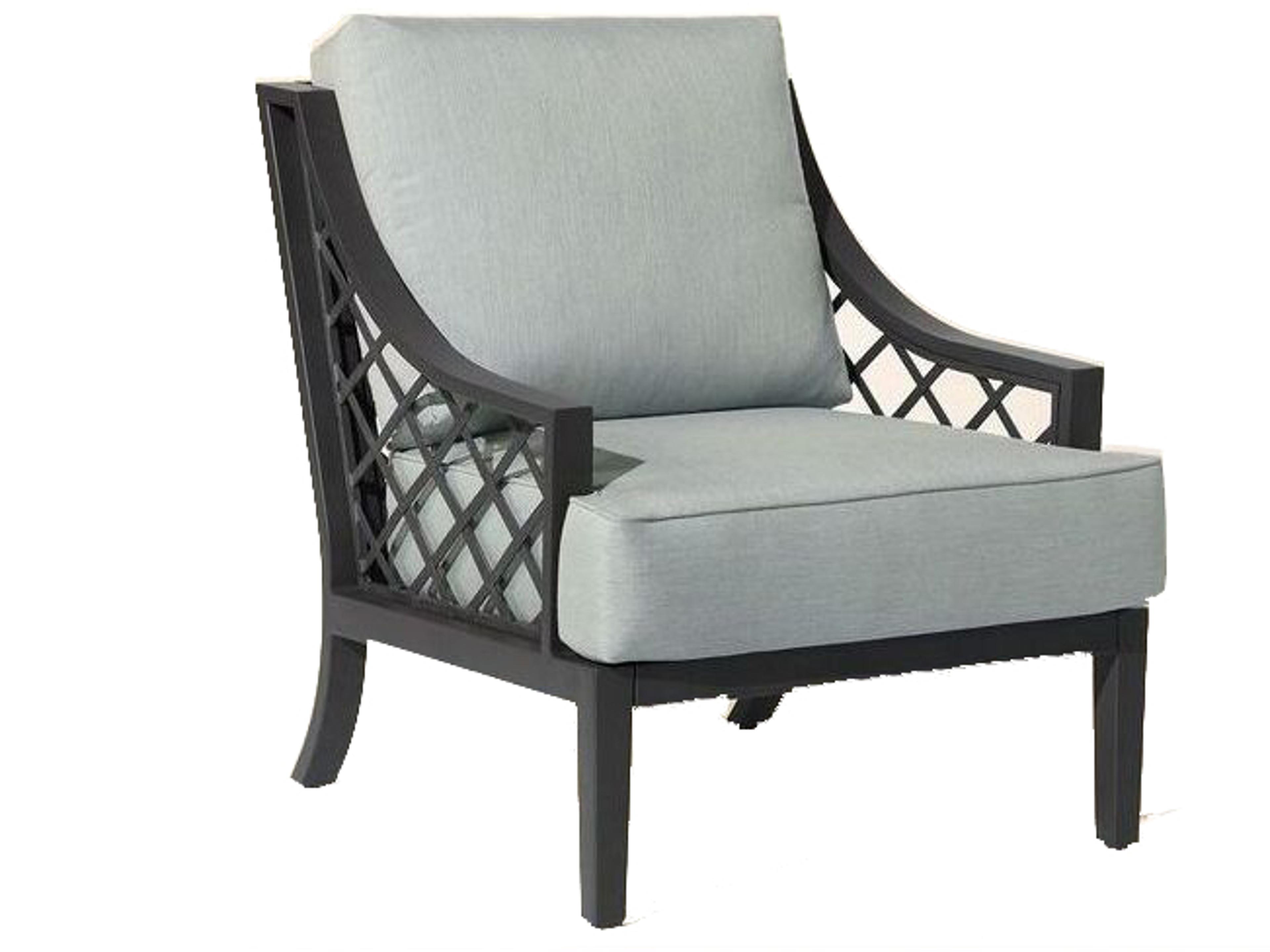 South Sea Rattan Nantucket Aluminum Outdoor Patio Lounge Chair