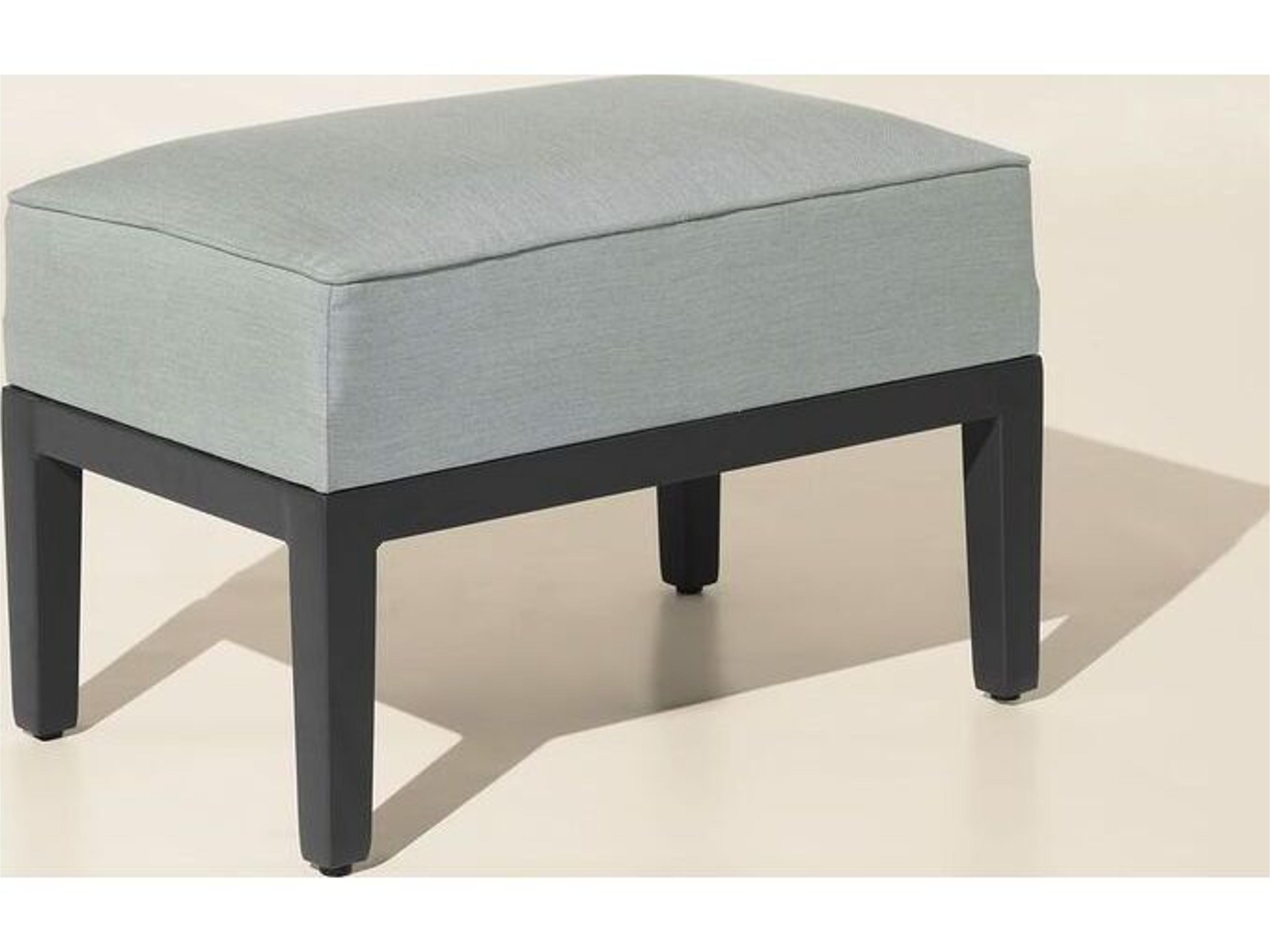 South Sea Rattan Nantucket Aluminum Outdoor Ottoman
