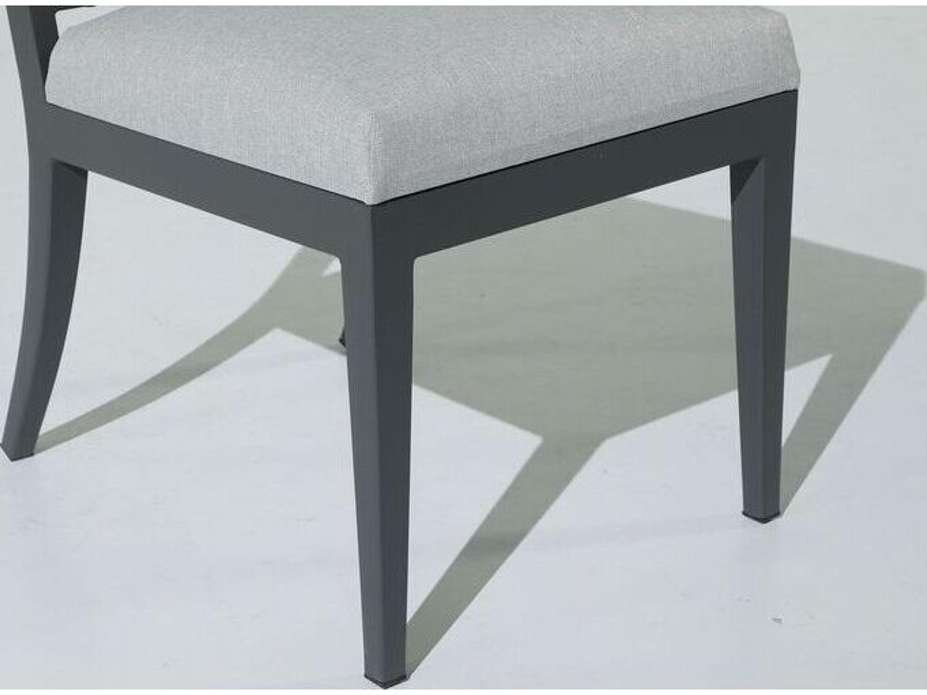 South Sea Rattan Nantucket Aluminum Outdoor Patio Dining Side Chair