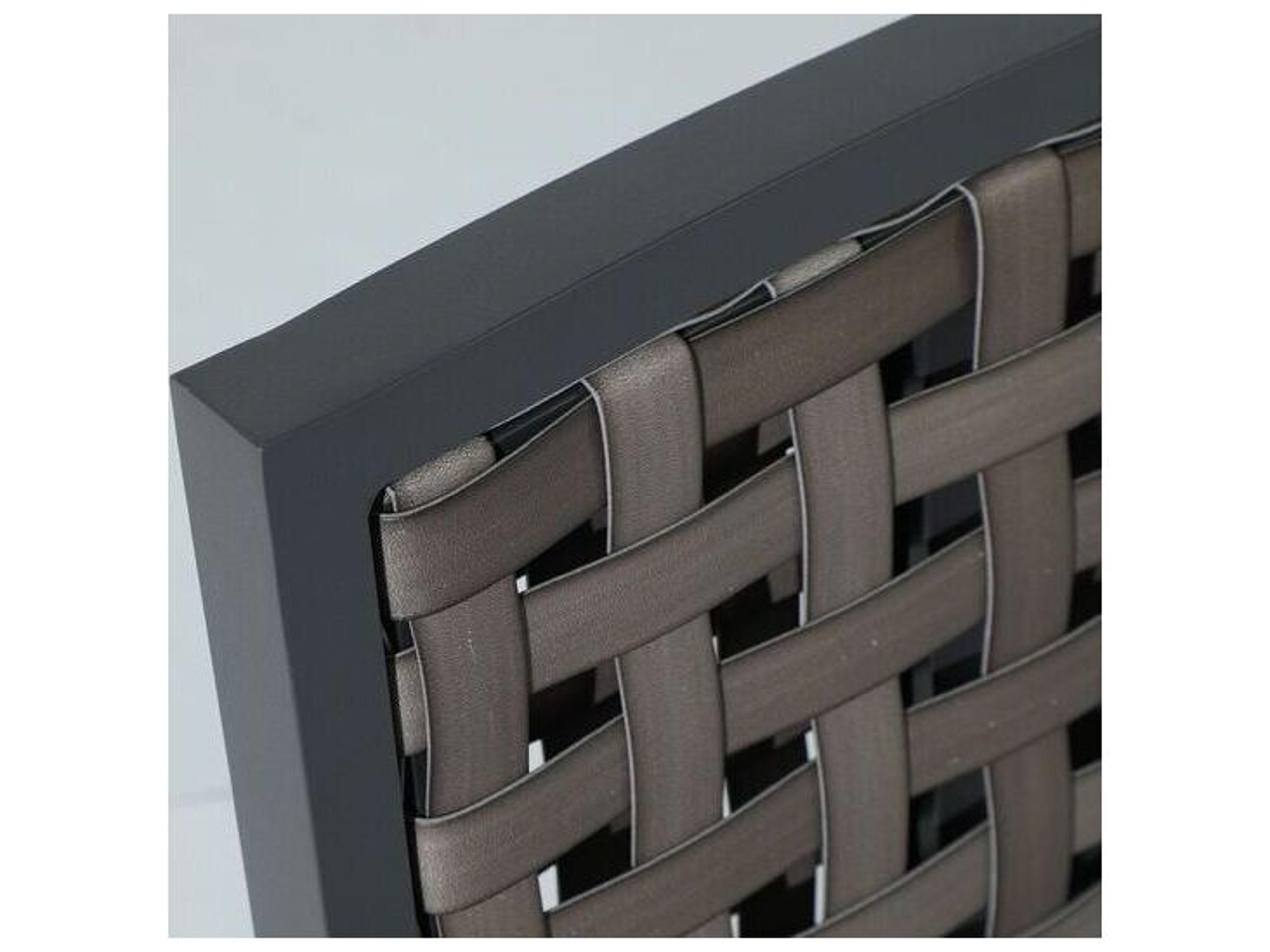 South Sea Rattan Nantucket Aluminum Outdoor Patio Dining Side Chair