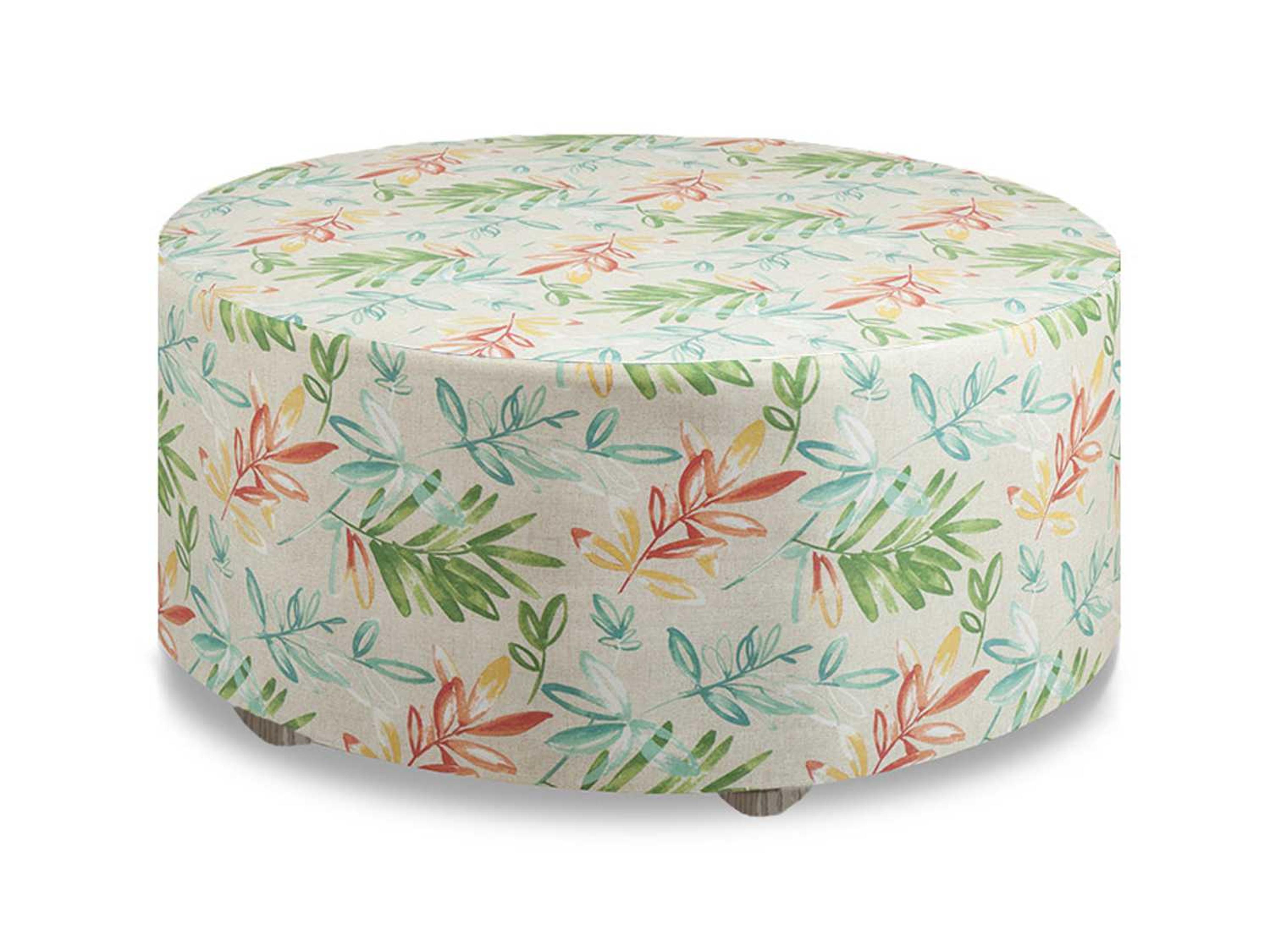 South Sea Rattan Round Coffee Outdoor Patio Ottoman